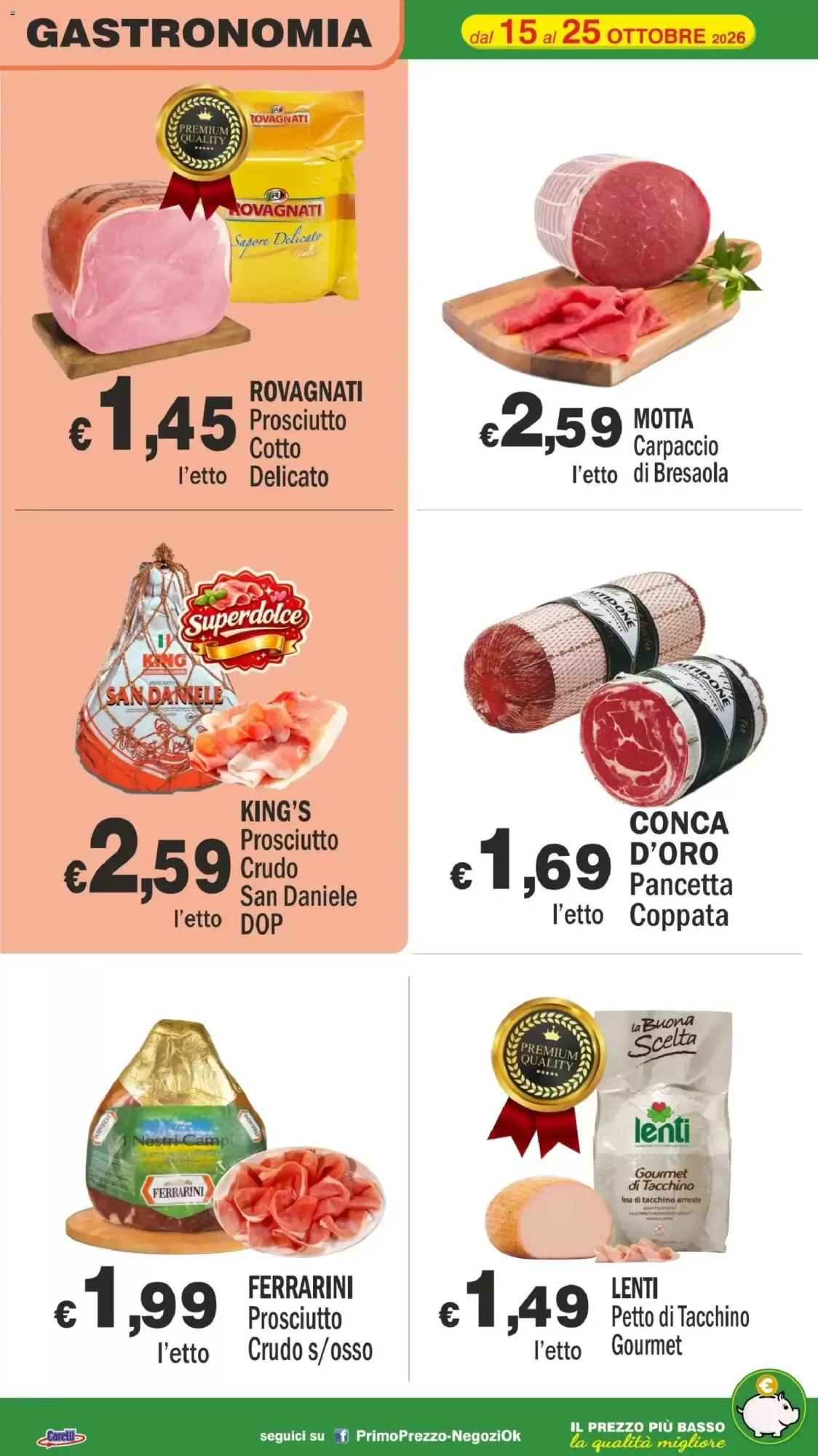 Volantino promozionale Primo Prezzo  valide dal 15/10/2026 - Pagina 44.