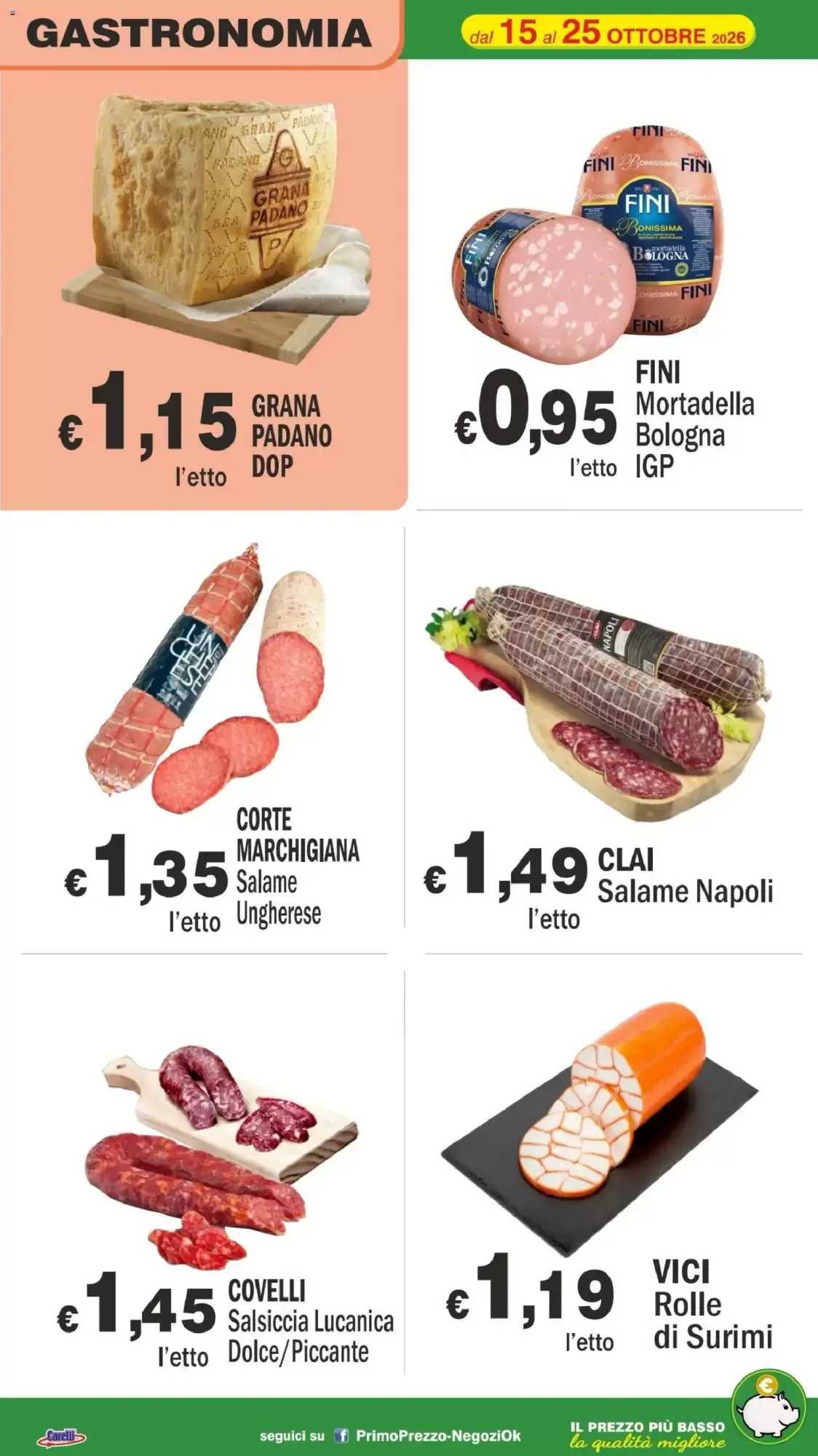 Volantino promozionale Primo Prezzo  valide dal 15/10/2026 - Pagina 45.