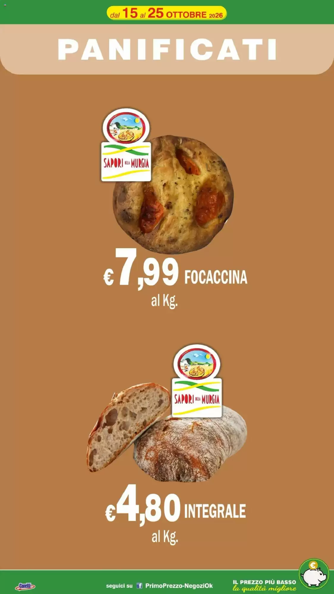 Volantino promozionale Primo Prezzo  valide dal 15/10/2026 - Pagina 50.