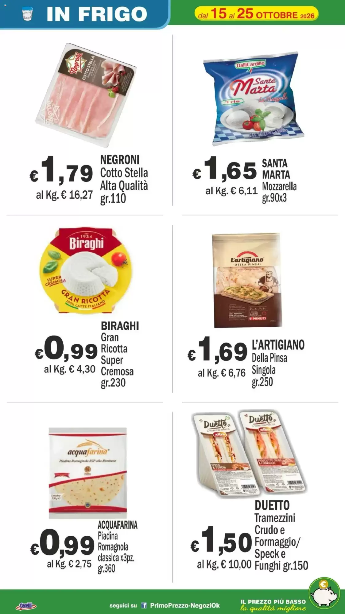Volantino promozionale Primo Prezzo  valide dal 15/10/2026 - Pagina 56.