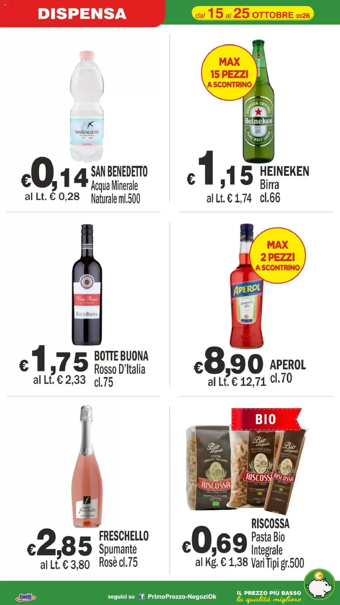 Volantino promozionale Primo Prezzo  valide dal 15/10/2026 - Pagina 8.