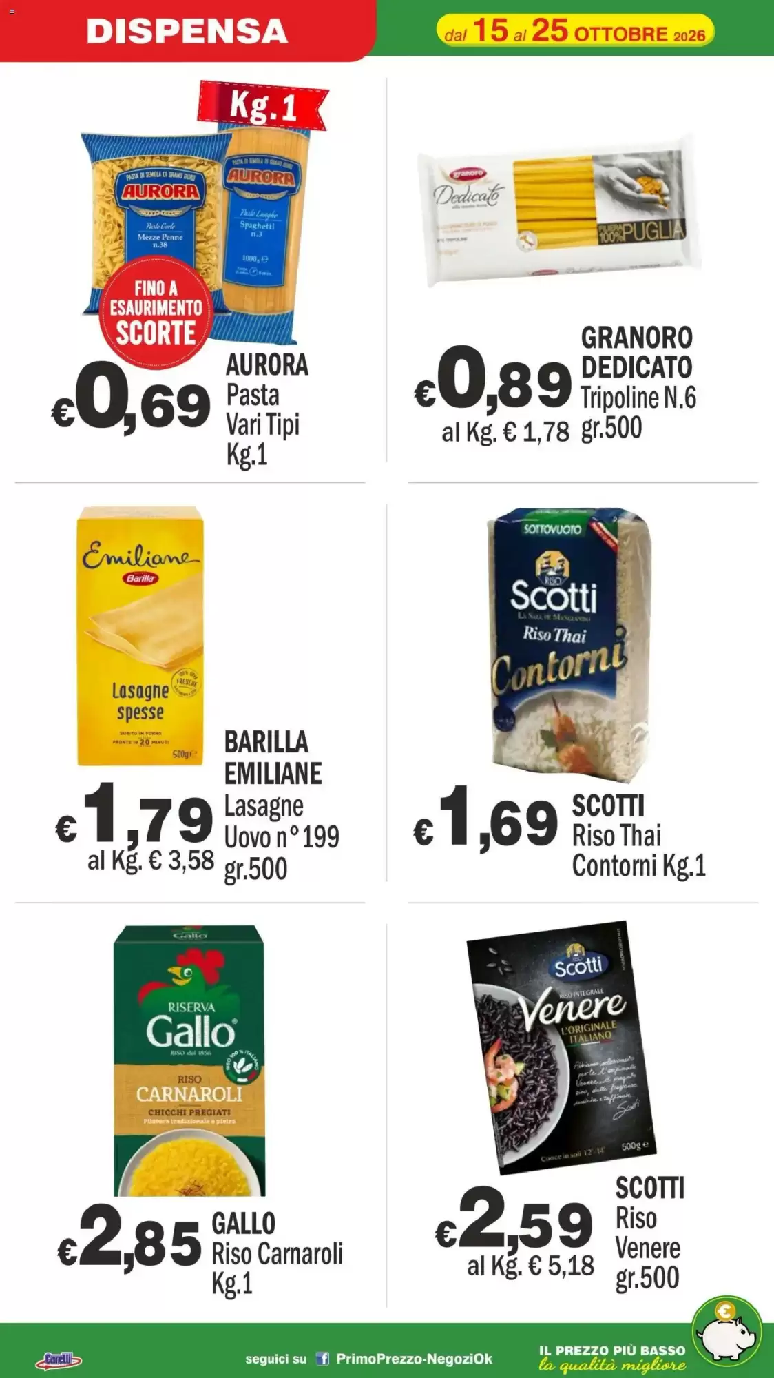 Volantino promozionale Primo Prezzo  valide dal 15/10/2026 - Pagina 9.