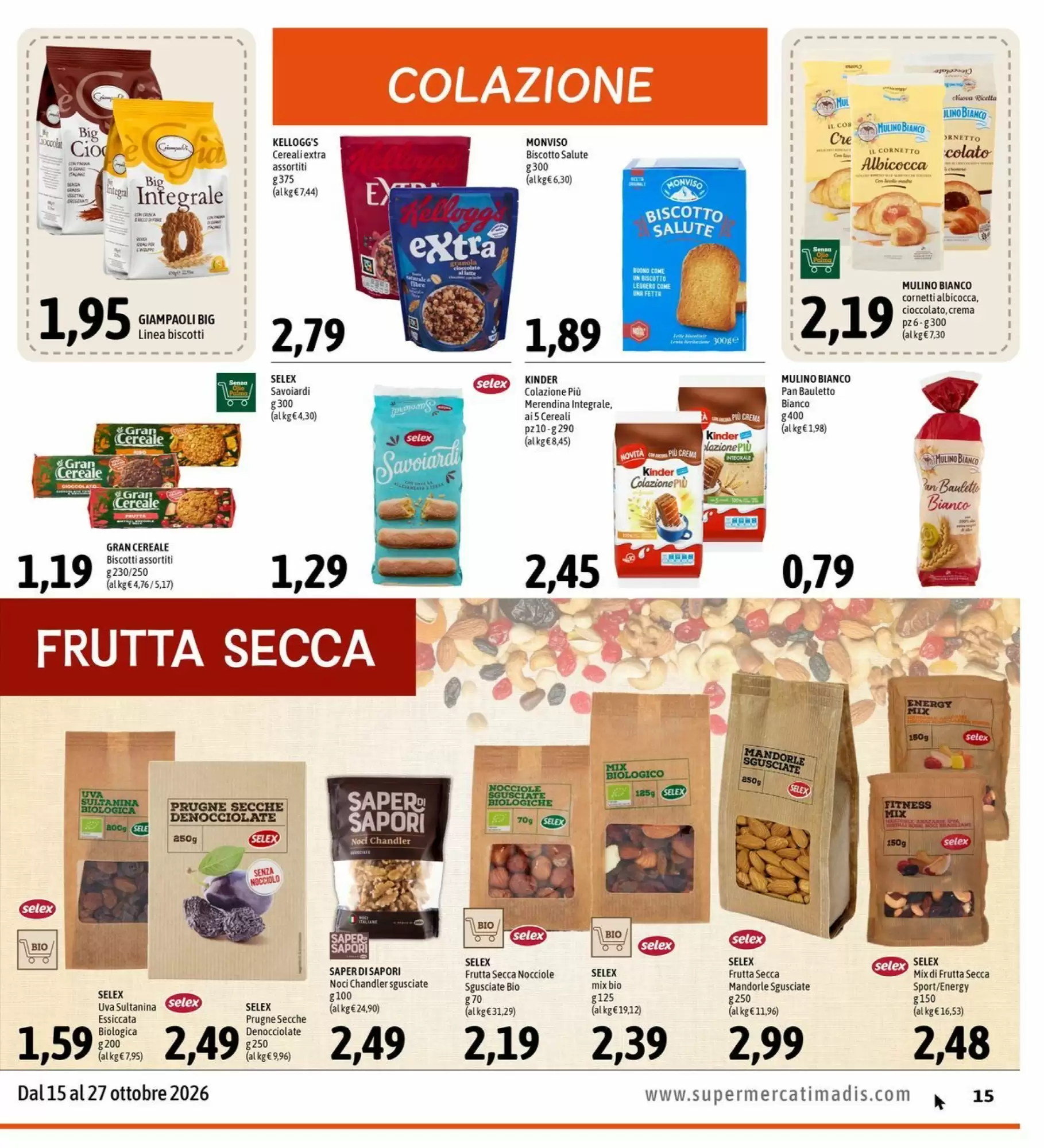 Volantino promozionale Madis  valide dal 15/10/2026 - Pagina 15.