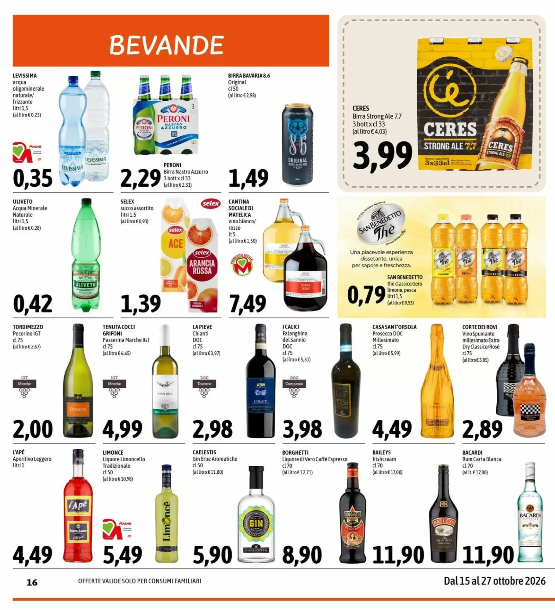 Volantino promozionale Madis  valide dal 15/10/2026 - Pagina 16.