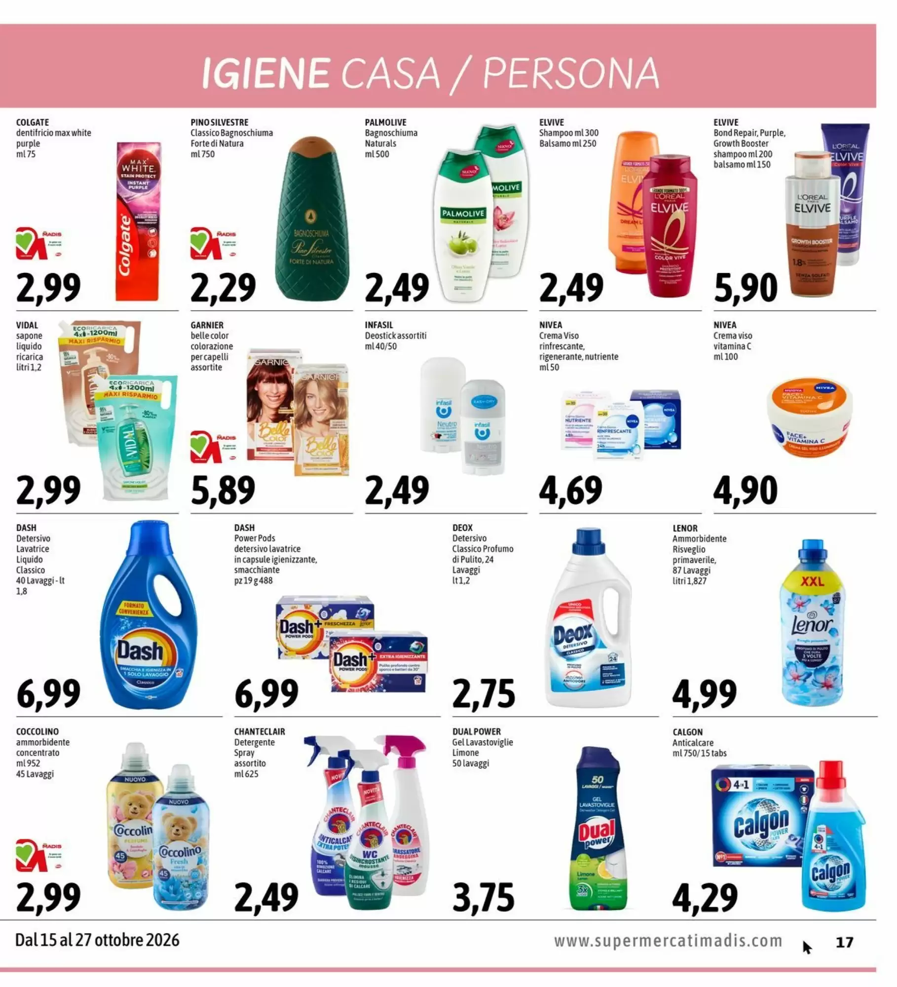 Volantino promozionale Madis  valide dal 15/10/2026 - Pagina 17.