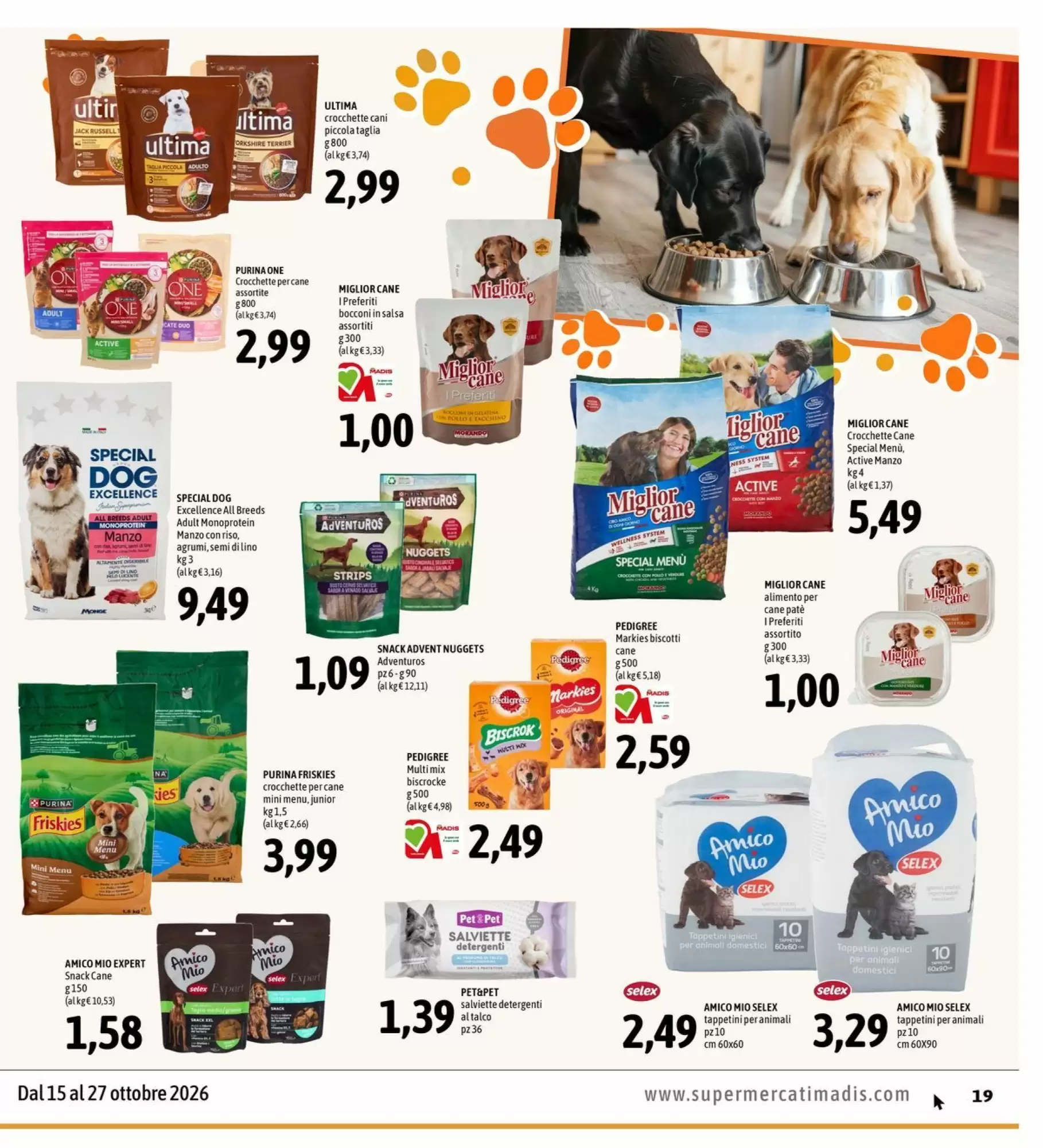 Volantino promozionale Madis  valide dal 15/10/2026 - Pagina 19.