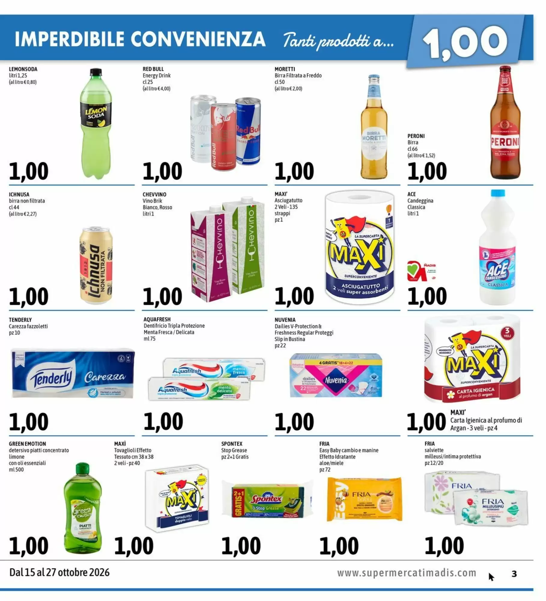 Volantino promozionale Madis  valide dal 15/10/2026 - Pagina 3.