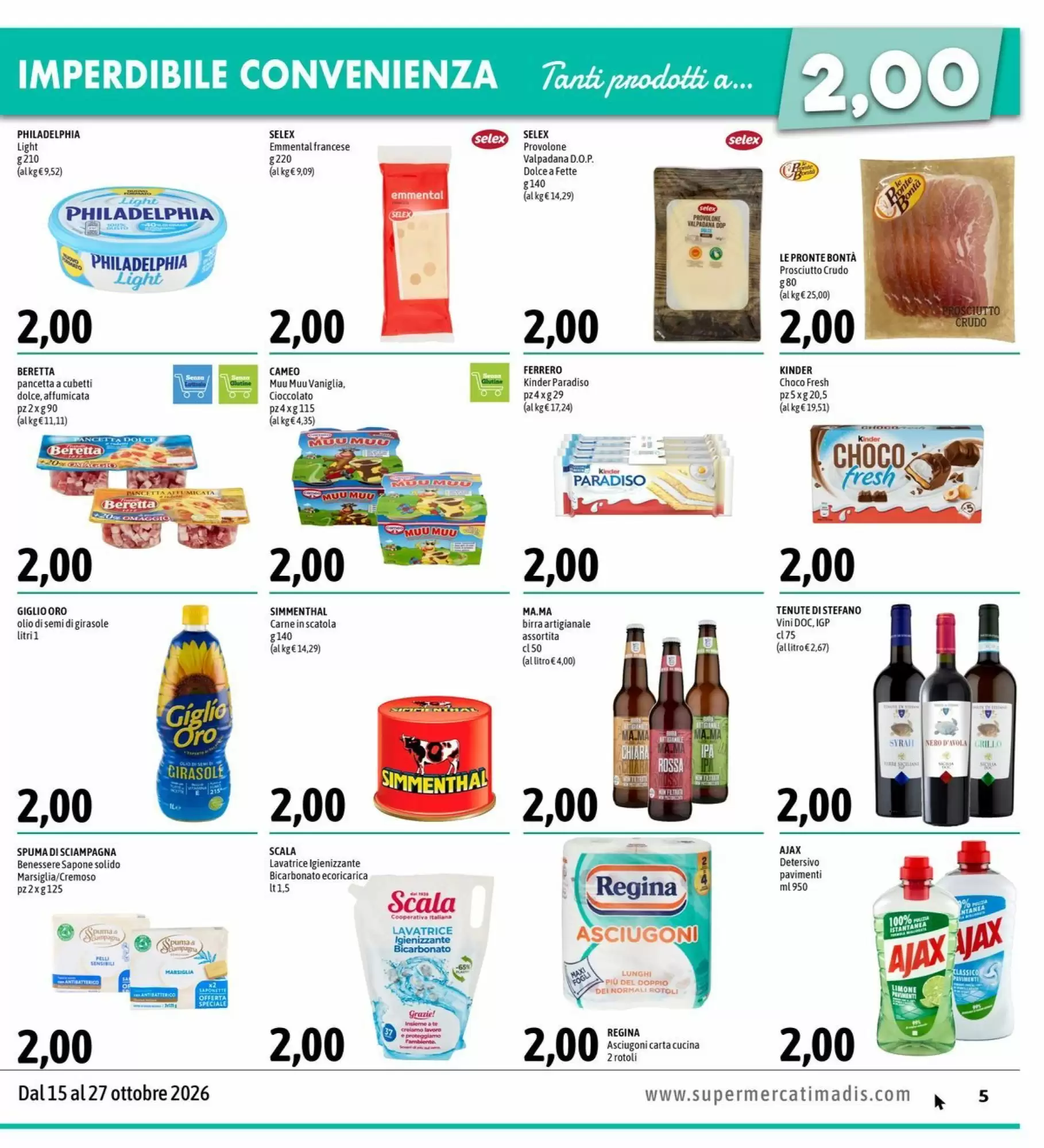 Volantino promozionale Madis  valide dal 15/10/2026 - Pagina 5.