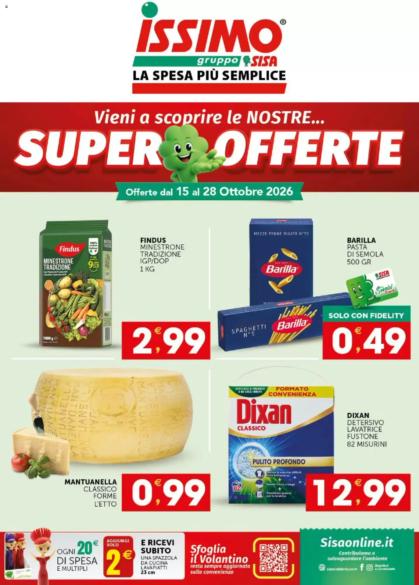 Volantino promozionale Issimo supermercado valide dal 15/10/2026 - Pagina 1.
