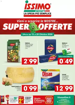 Volantino promozionale Issimo supermercado  valide dal 15/10/2026