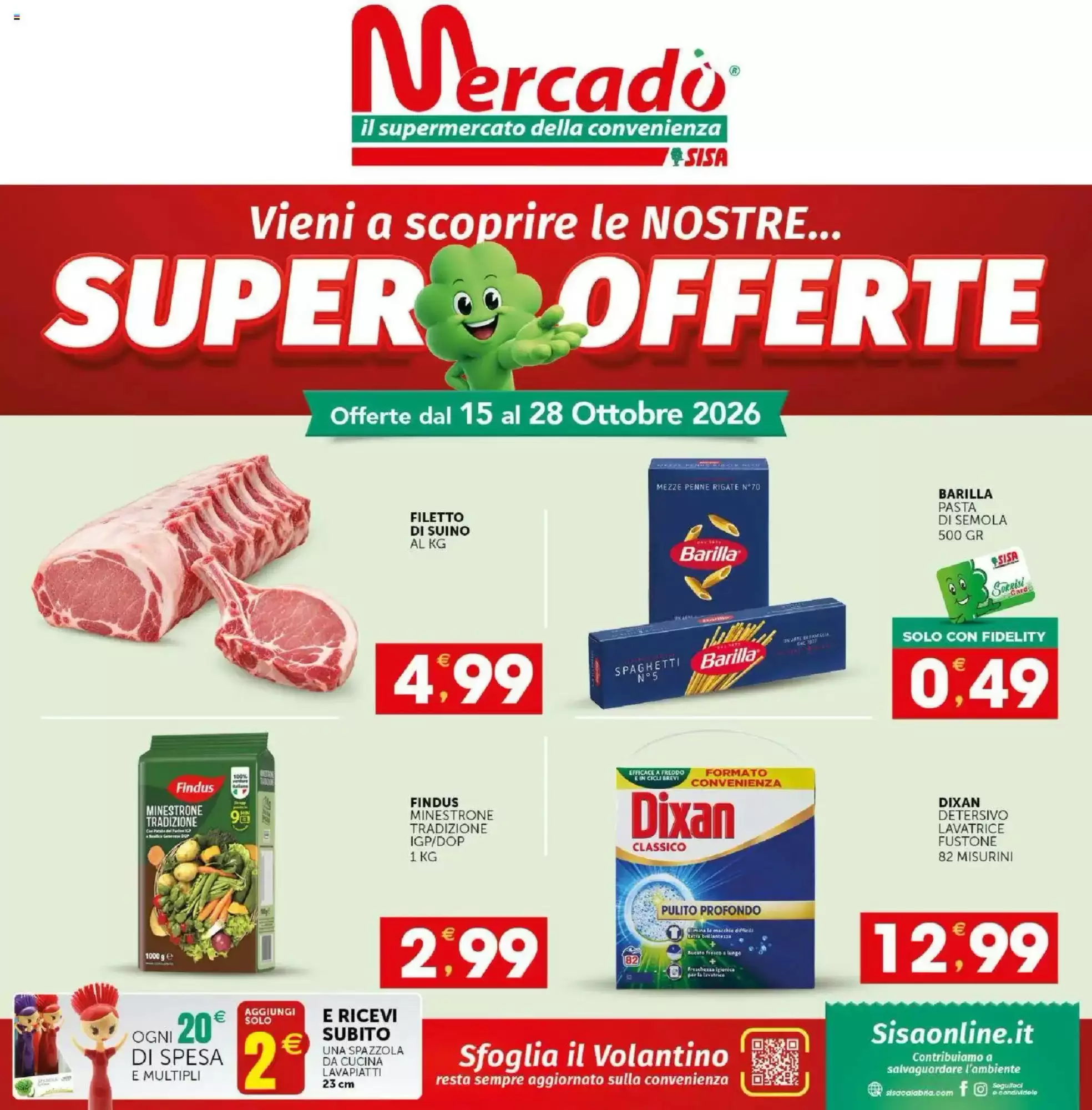 Volantino promozionale Mercadò valide dal 15/10/2026 - Pagina 1.