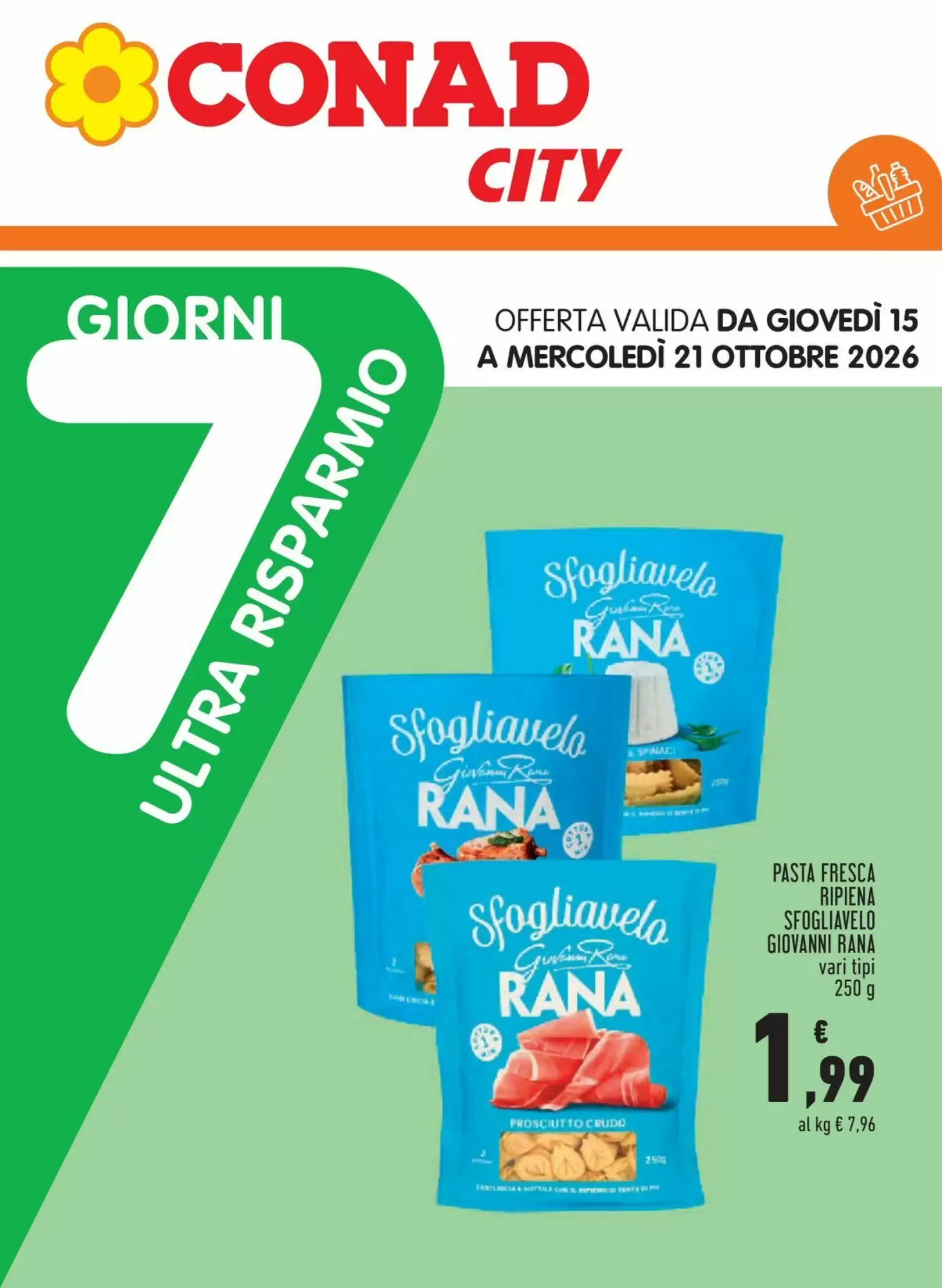 Volantino promozionale Conad City  valide dal 15/10/2026 - Pagina 1.