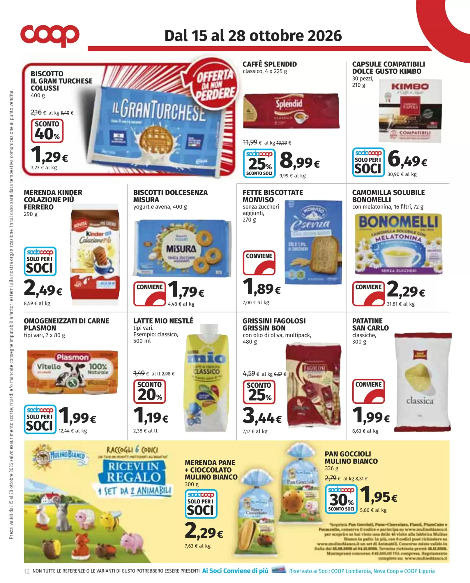 Volantino promozionale Coop  valide dal 15/10/2026 - Pagina 12.