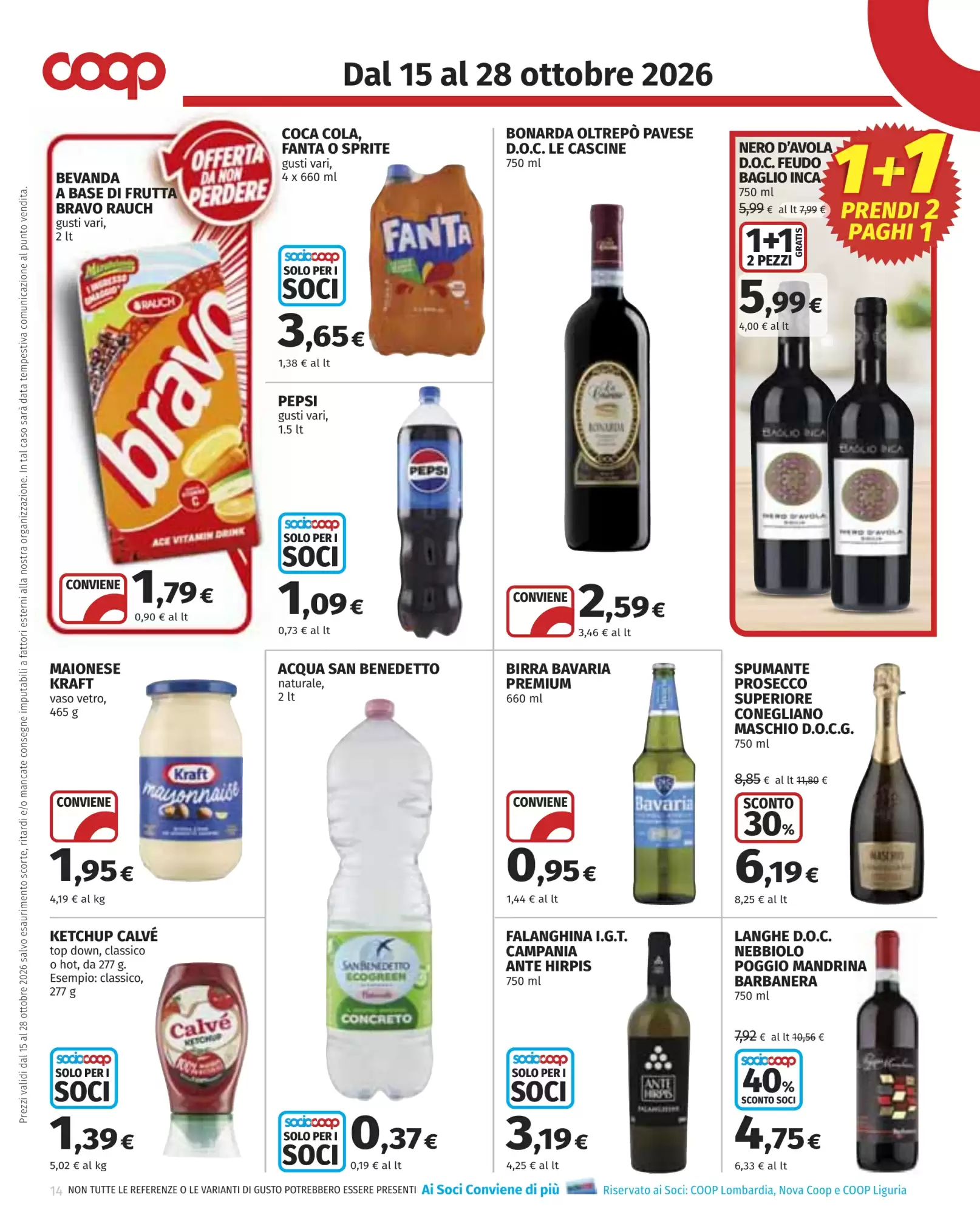 Volantino promozionale Coop  valide dal 15/10/2026 - Pagina 14.
