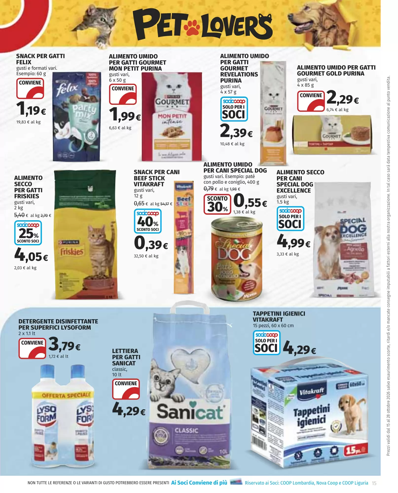 Volantino promozionale Coop  valide dal 15/10/2026 - Pagina 15.
