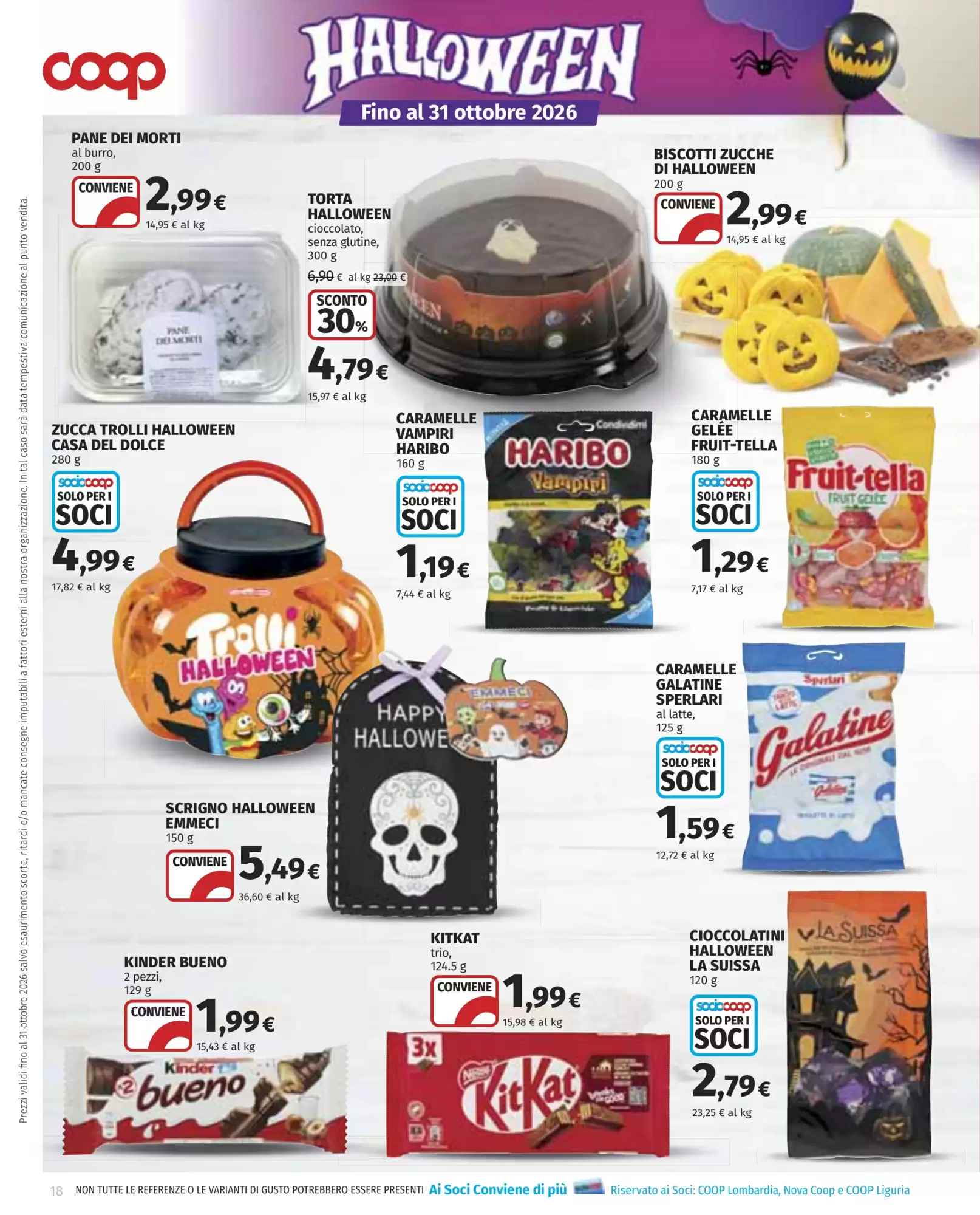 Volantino promozionale Coop  valide dal 15/10/2026 - Pagina 18.