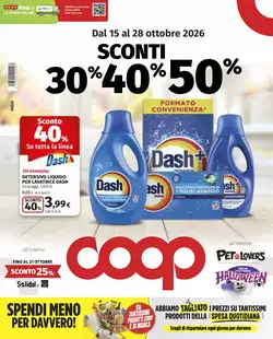 Volantino promozionale Coop  valide dal 15/10/2026