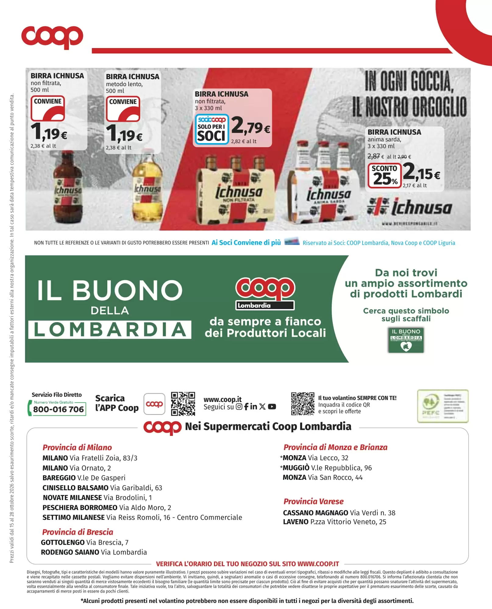 Volantino promozionale Coop  valide dal 15/10/2026 - Pagina 22.