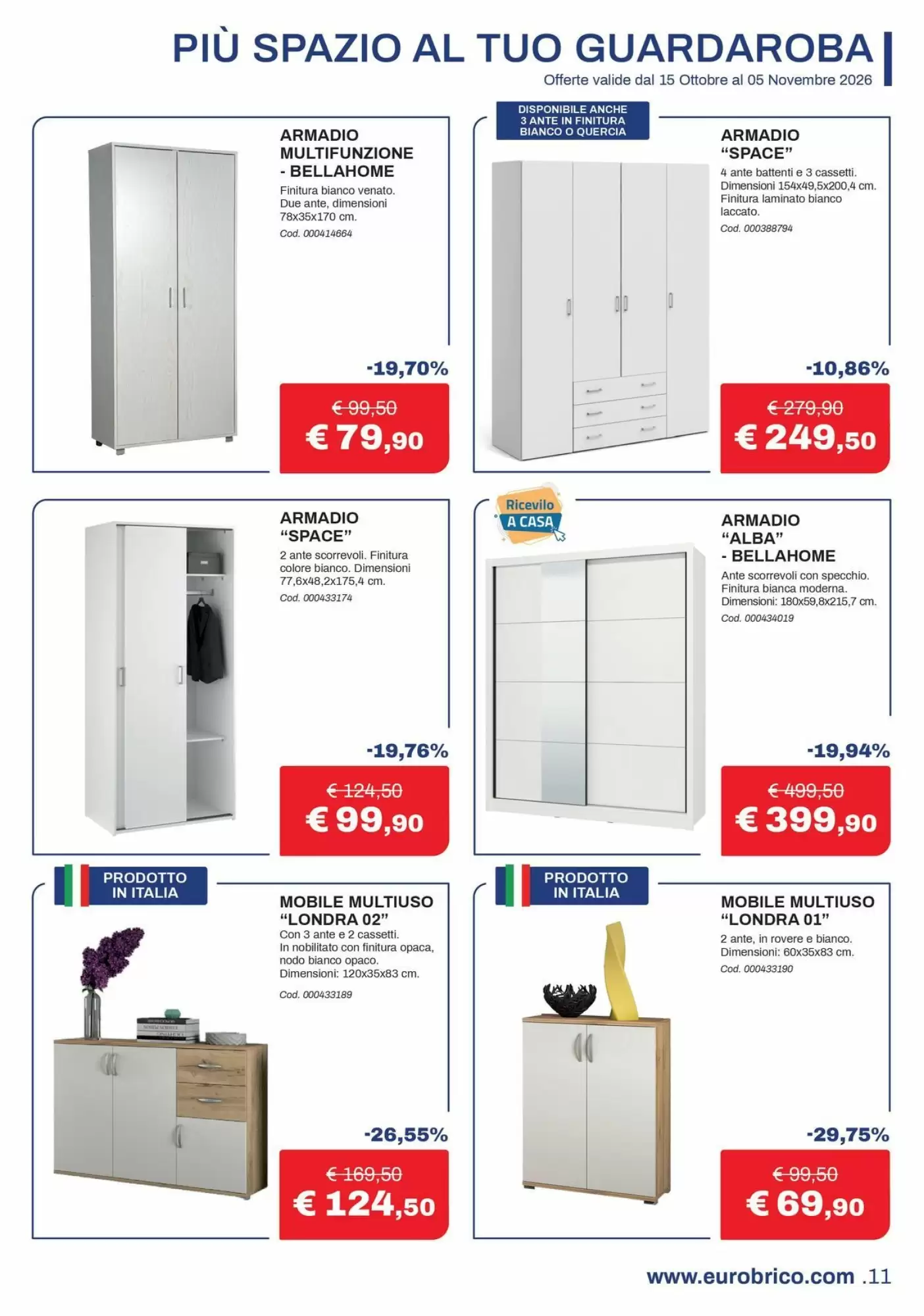 Volantino promozionale Eurobrico  valide dal 15/10/2026 - Pagina 11.