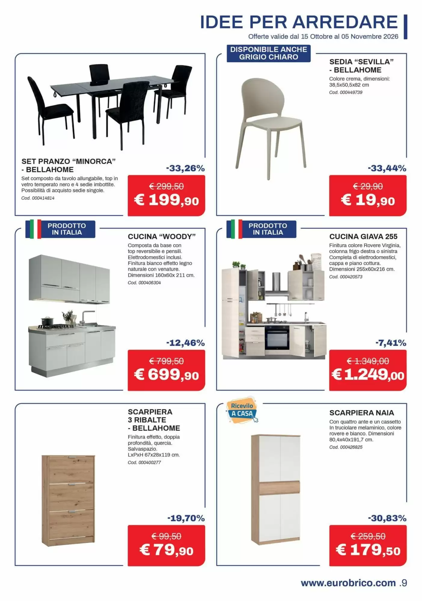 Volantino promozionale Eurobrico  valide dal 15/10/2026 - Pagina 9.