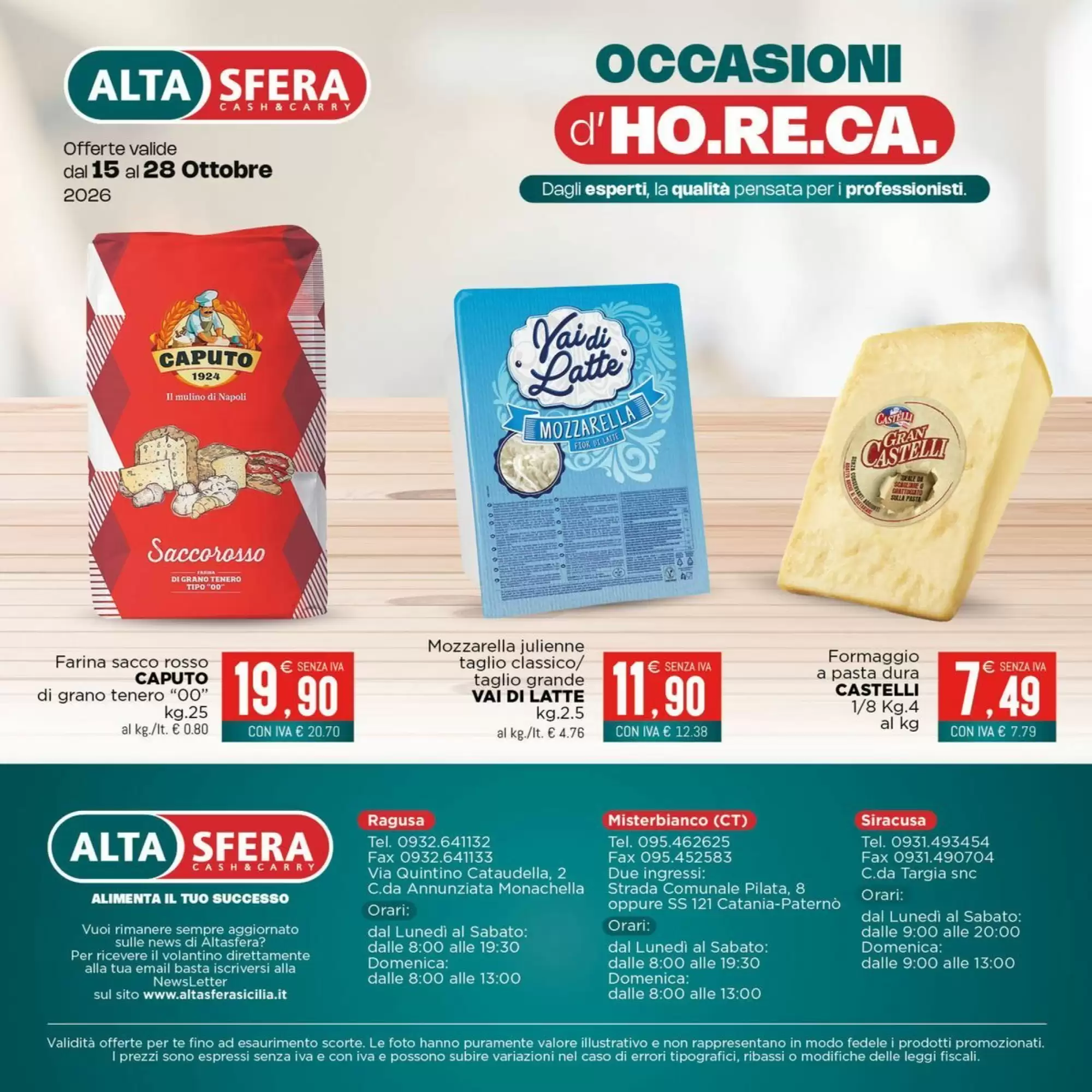 Volantino promozionale Altasfera  valide dal 15/10/2026 - Pagina 16.