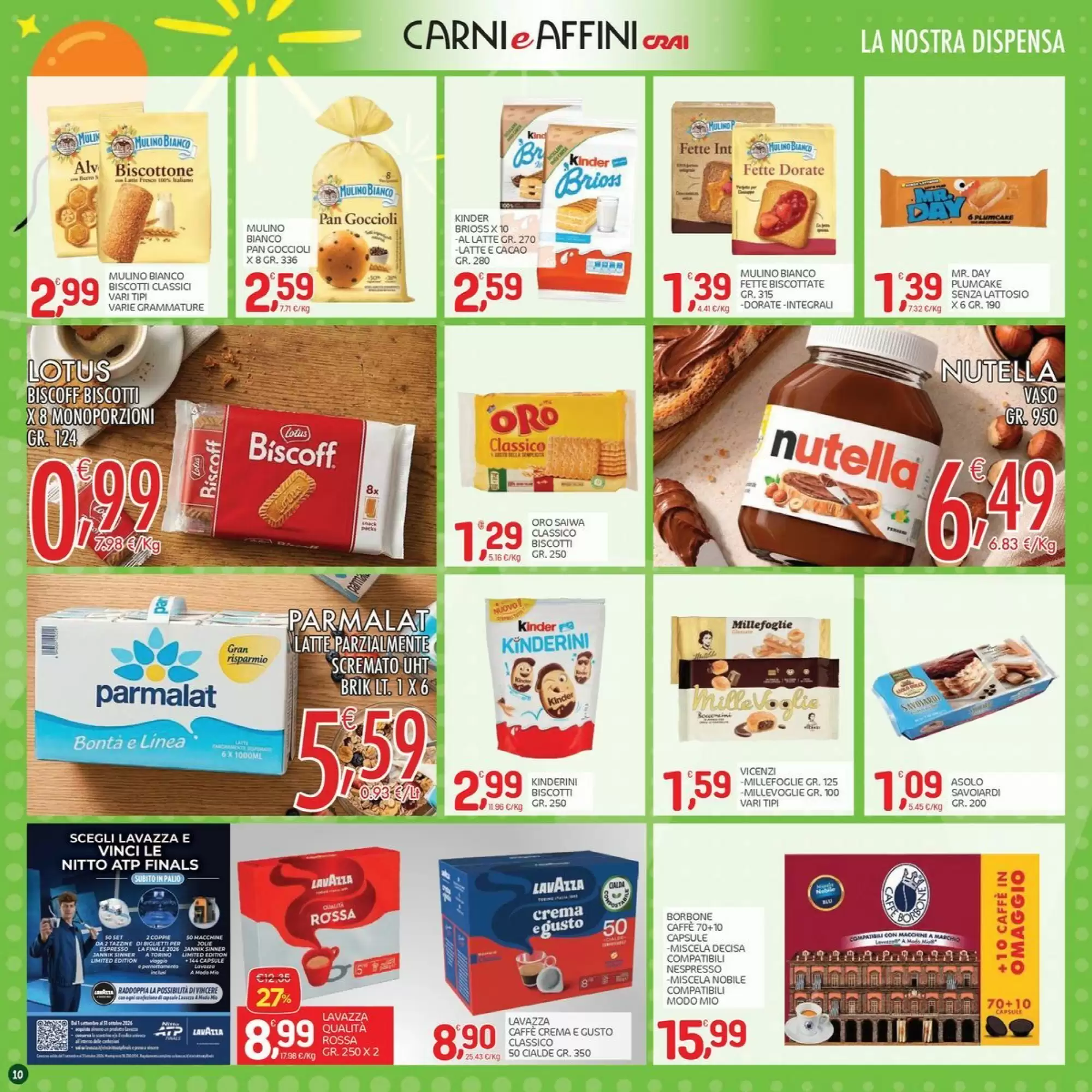 Volantino promozionale Carni e Affini Supermercati  valide dal 15/10/2026 - Pagina 10.