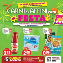 Volantino promozionale Carni e Affini Supermercati  valide dal 15/10/2026
