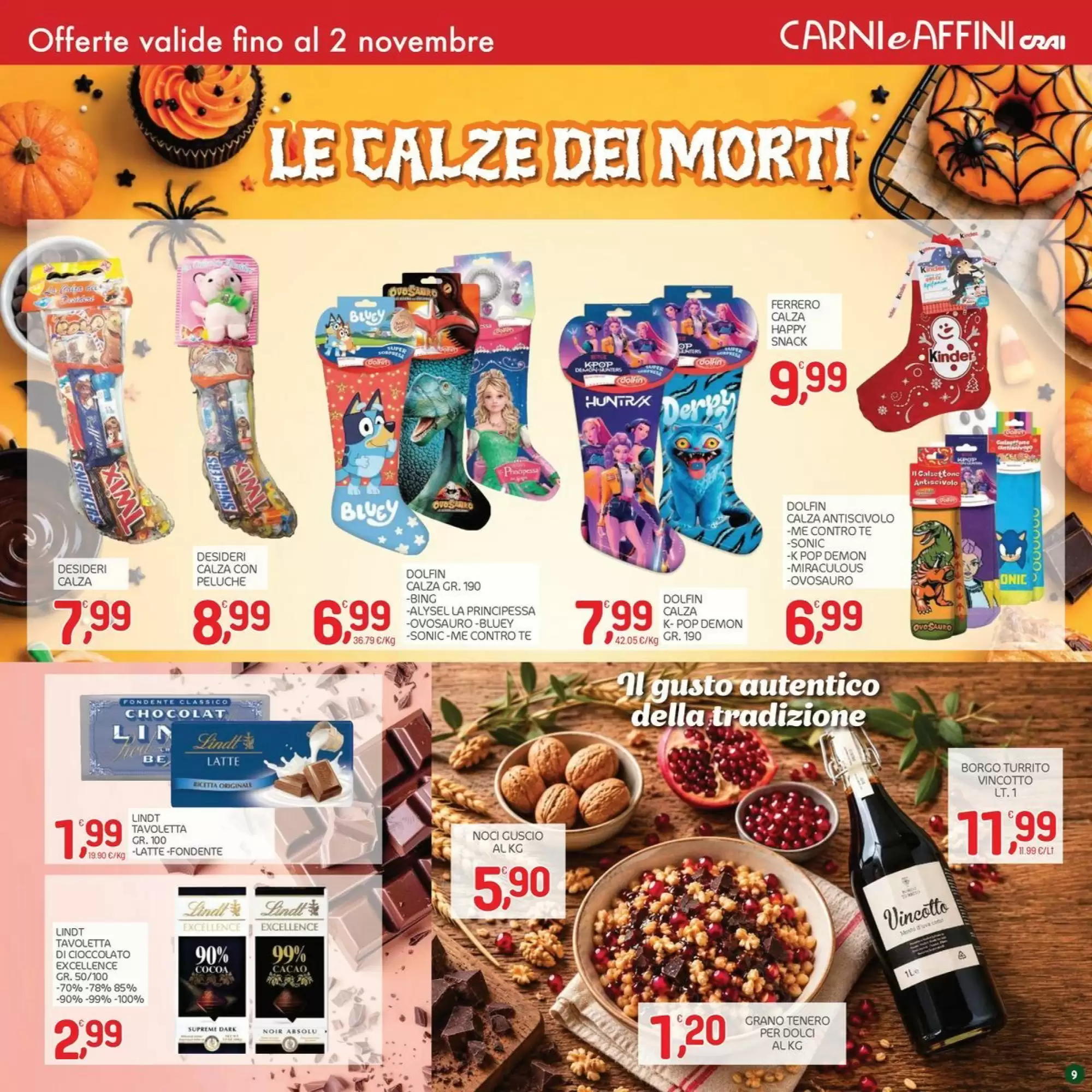 Volantino promozionale Carni e Affini Supermercati  valide dal 15/10/2026 - Pagina 9.