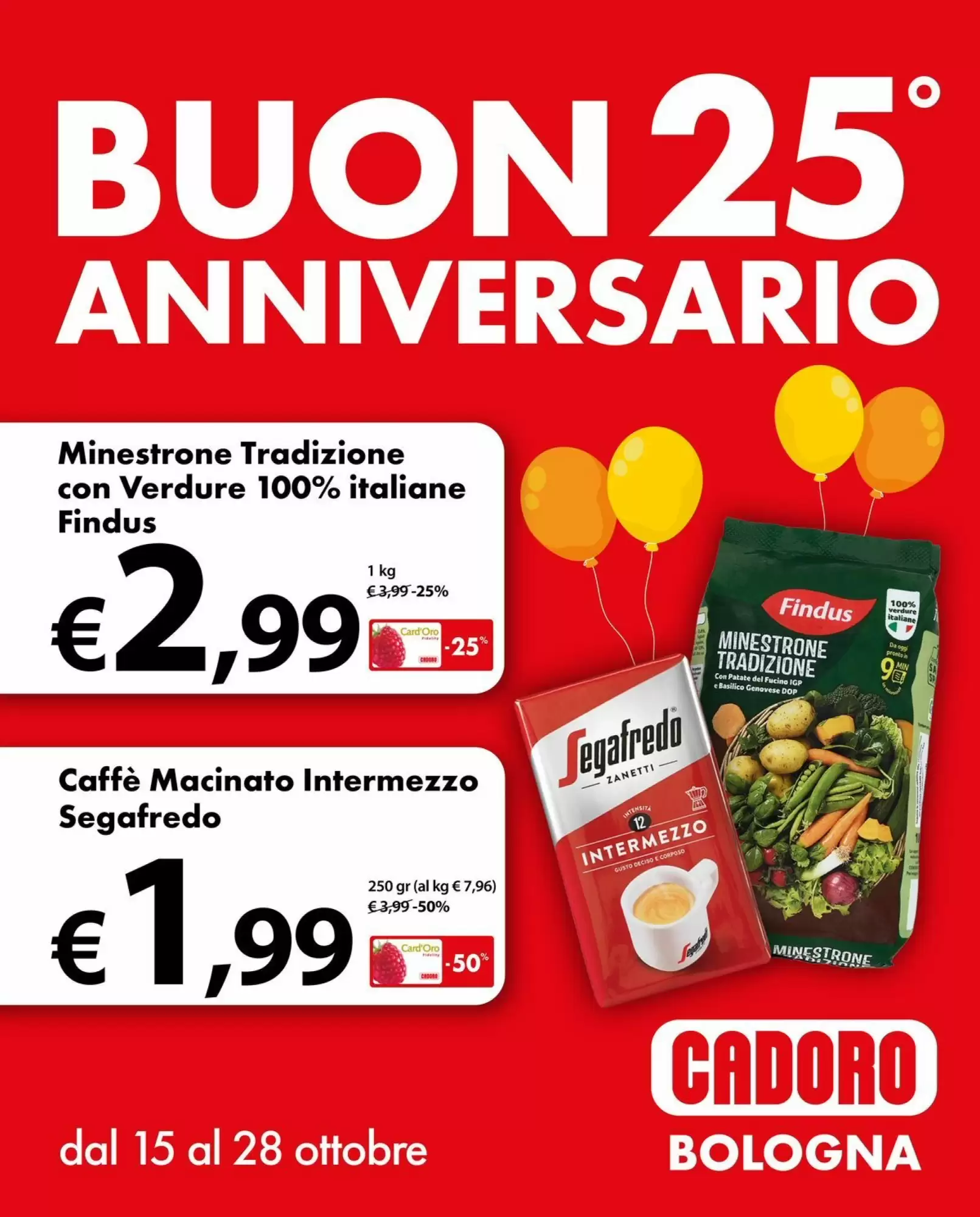 Volantino promozionale Cadoro valide dal 15/10/2026 - Pagina 1.