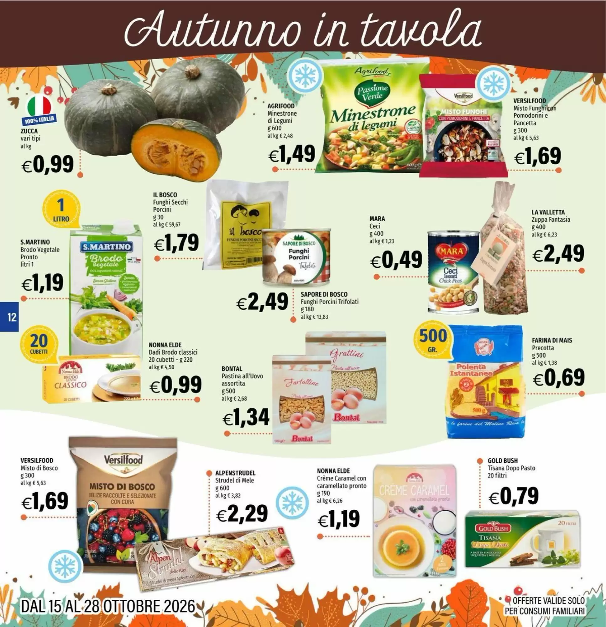 Volantino promozionale Hurrà  valide dal 15/10/2026 - Pagina 12.