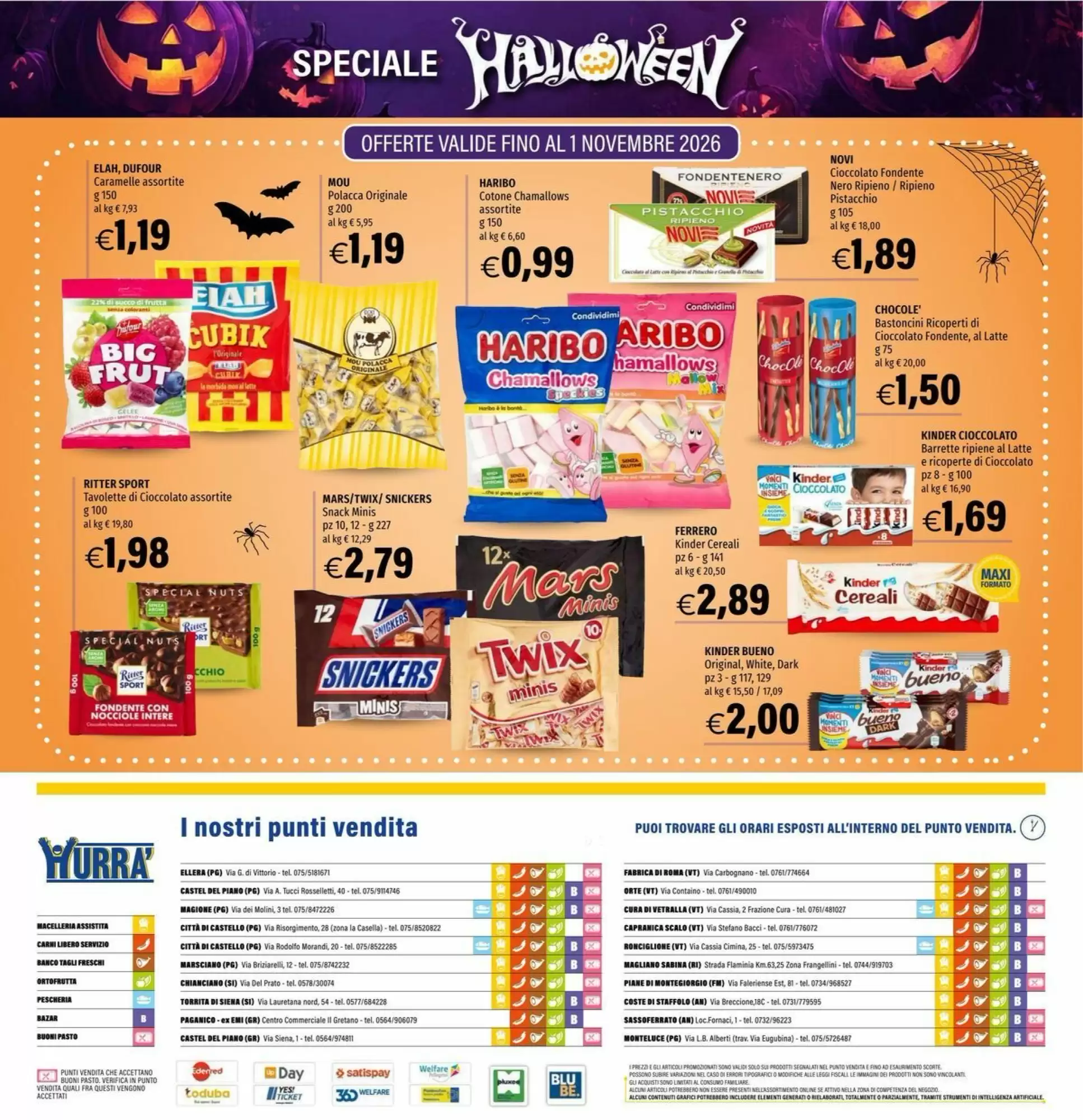 Volantino promozionale Hurrà  valide dal 15/10/2026 - Pagina 16.