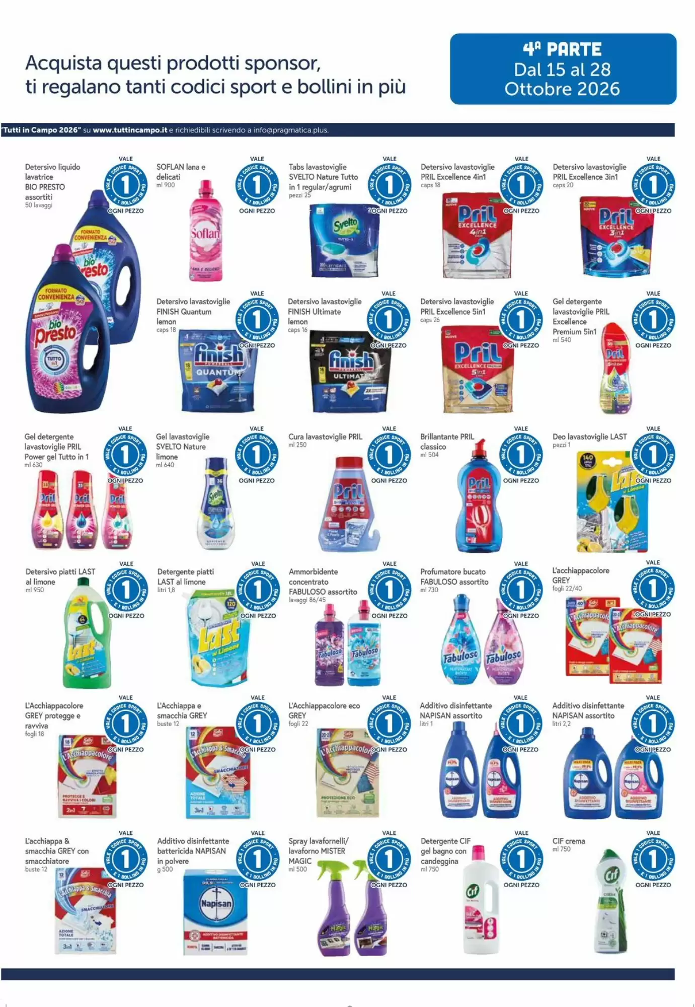 Volantino promozionale Famila  valide dal 15/10/2026 - Pagina 22.