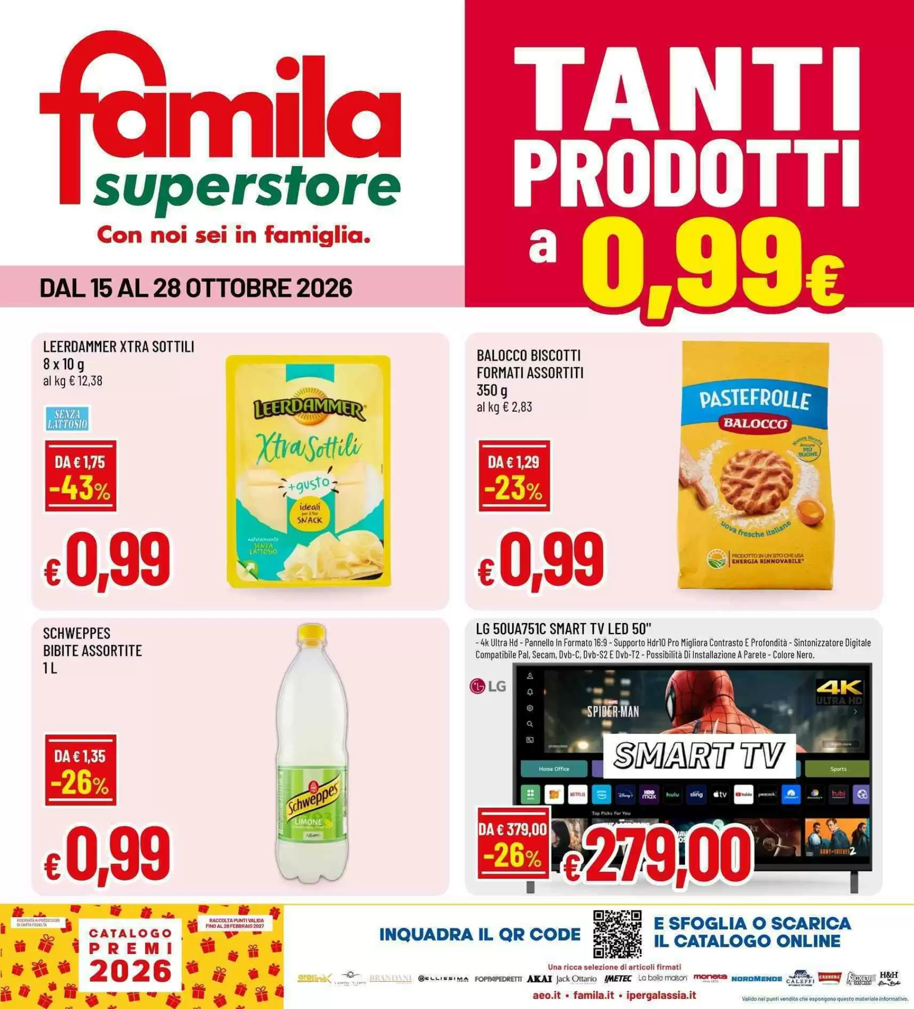 Volantino promozionale Famila Superstore valide dal 15/10/2026 - Pagina 1.