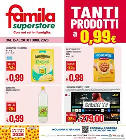 Volantino promozionale Famila Superstore  valide dal 15/10/2026