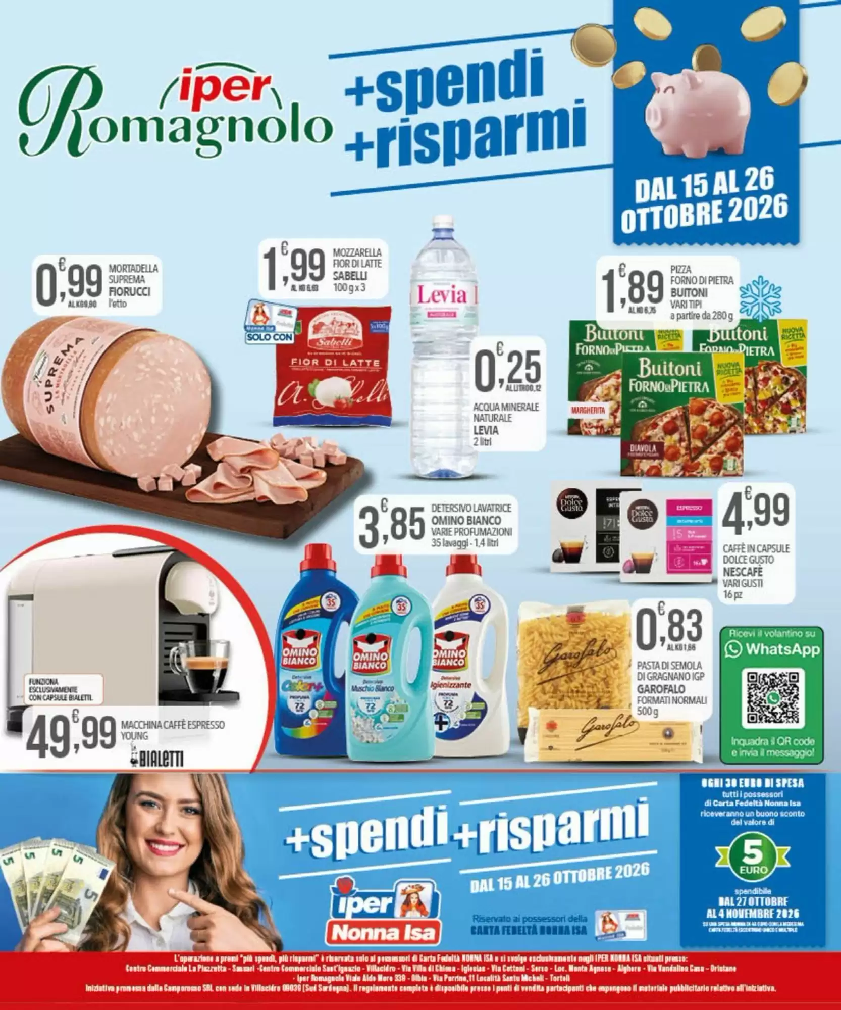Volantino promozionale Iper Romagnolo  valide dal 15/10/2026 - Pagina 1.