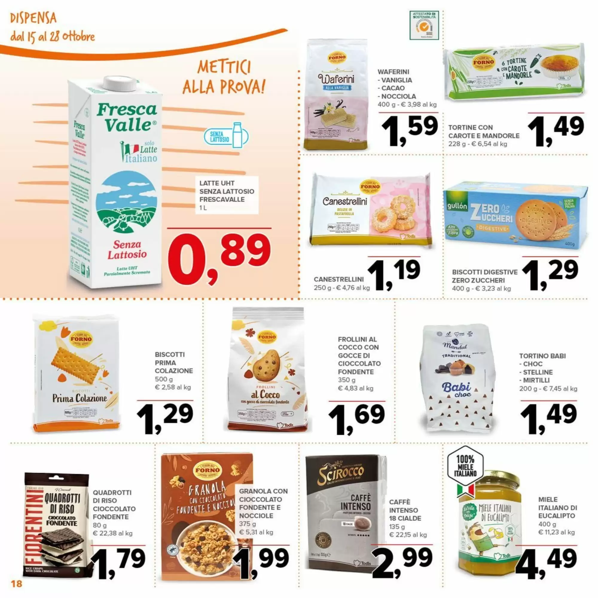 Volantino promozionale Todis  valide dal 15/10/2026 - Pagina 18.