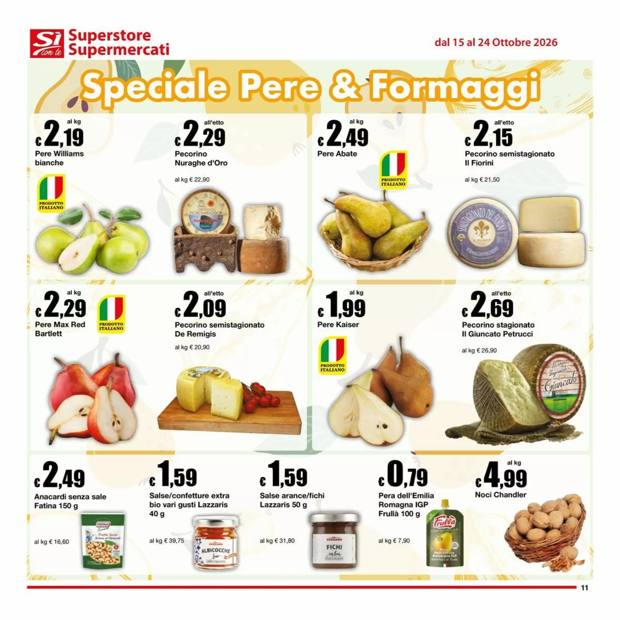 Volantino promozionale Sì con te  valide dal 15/10/2026 - Pagina 11.