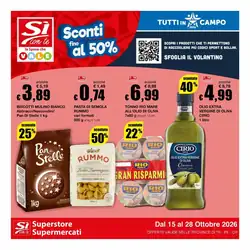 Volantino promozionale Sì con te  valide dal 15/10/2026