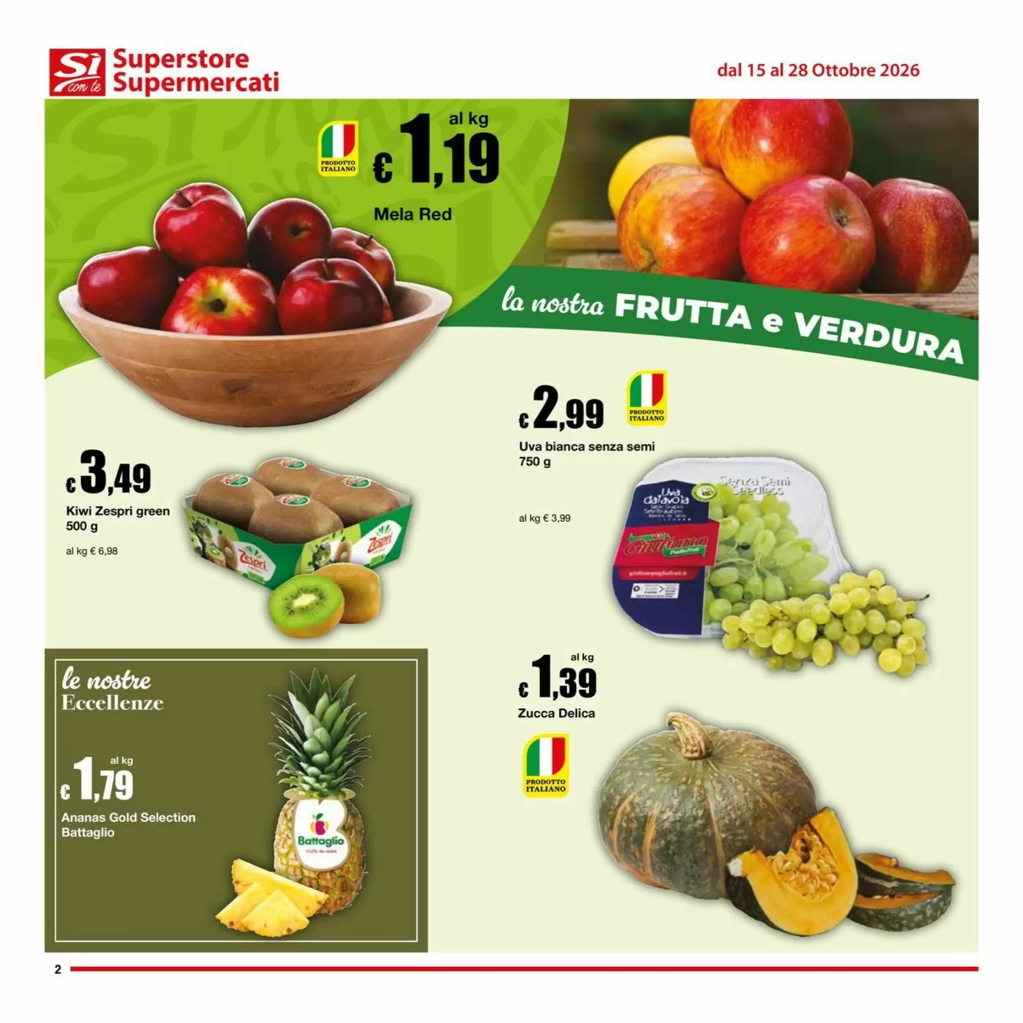 Volantino promozionale Sì con te  valide dal 15/10/2026 - Pagina 2.