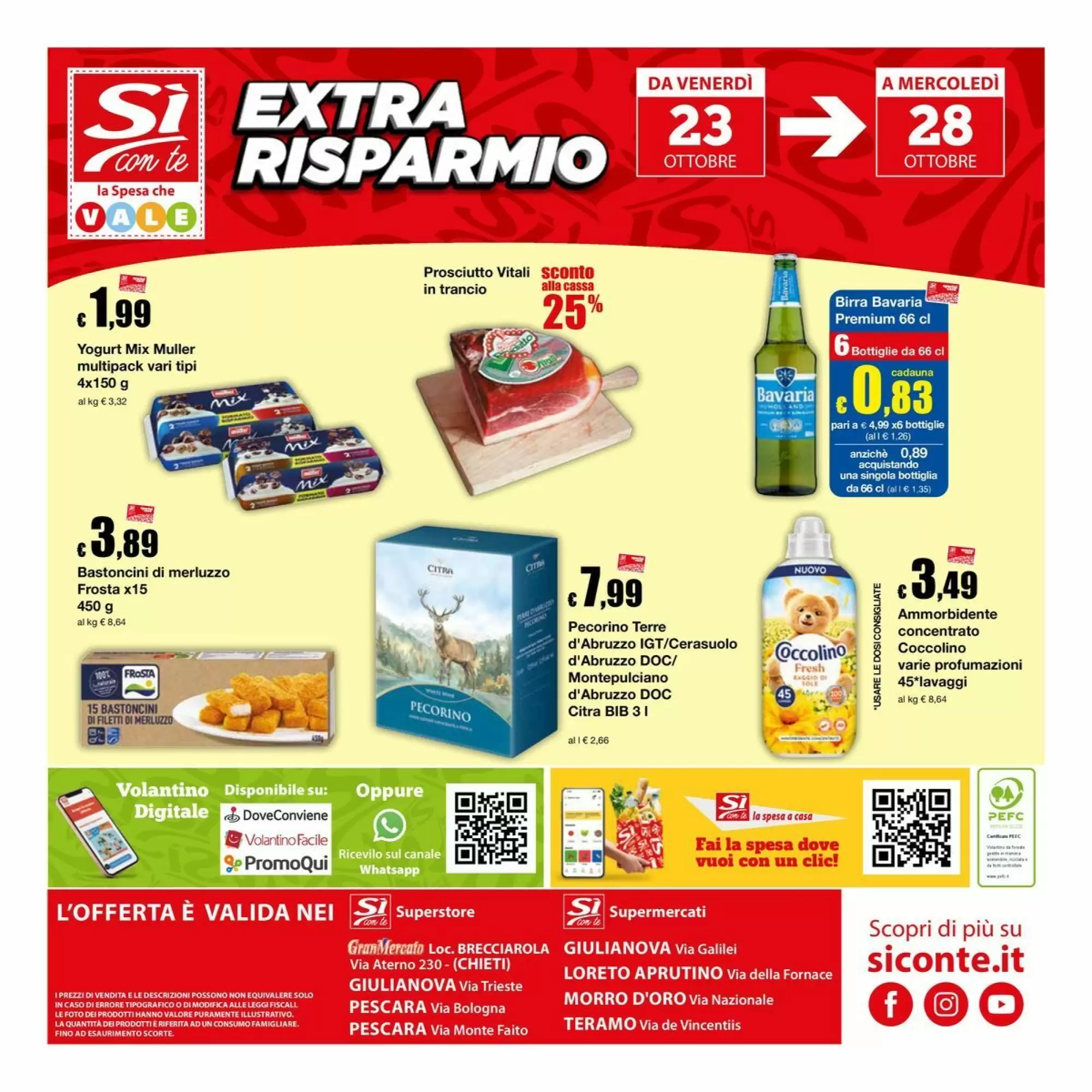 Volantino promozionale Sì con te  valide dal 15/10/2026 - Pagina 24.