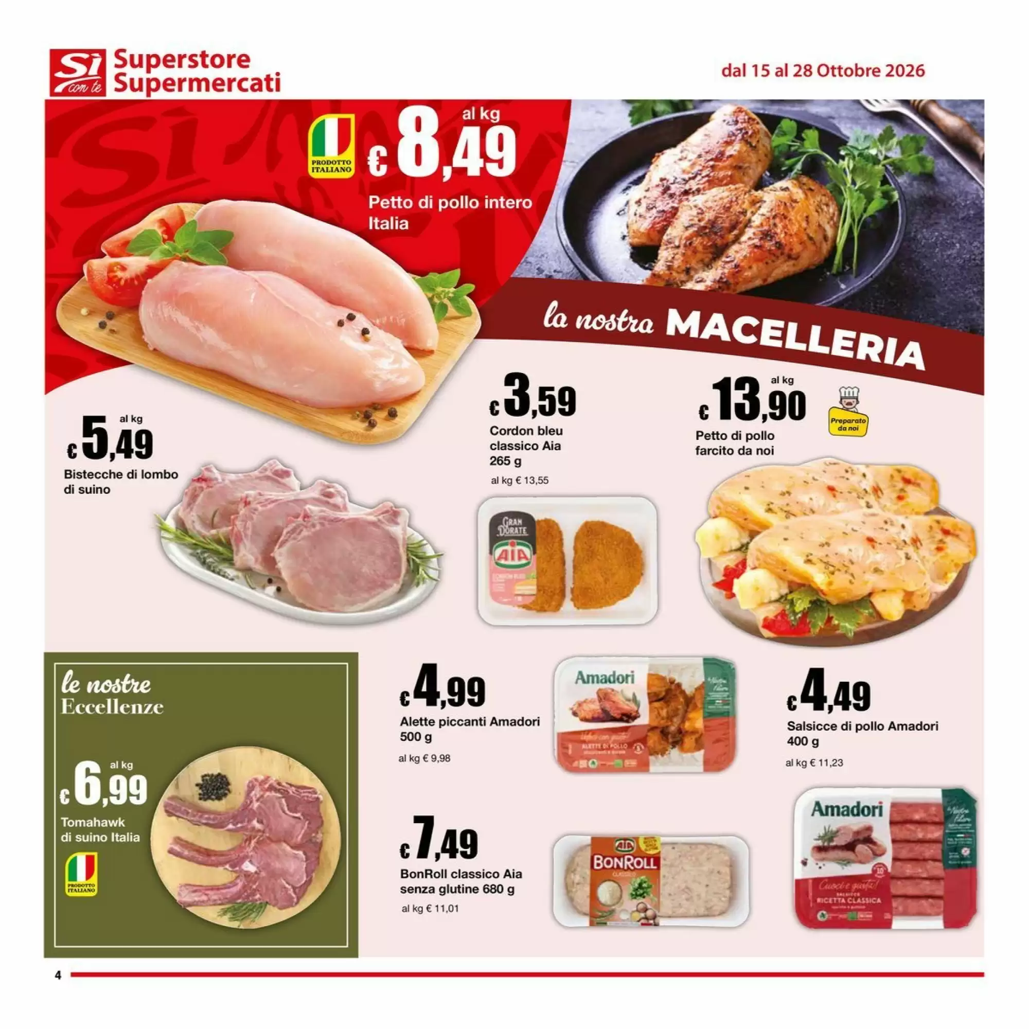 Volantino promozionale Sì con te  valide dal 15/10/2026 - Pagina 4.