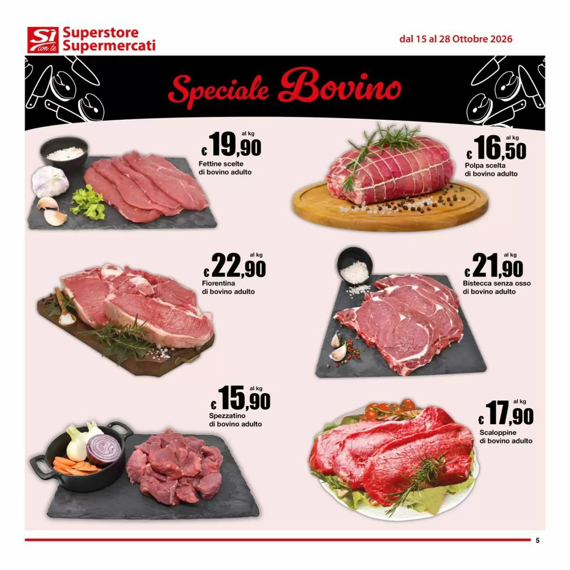 Volantino promozionale Sì con te  valide dal 15/10/2026 - Pagina 5.