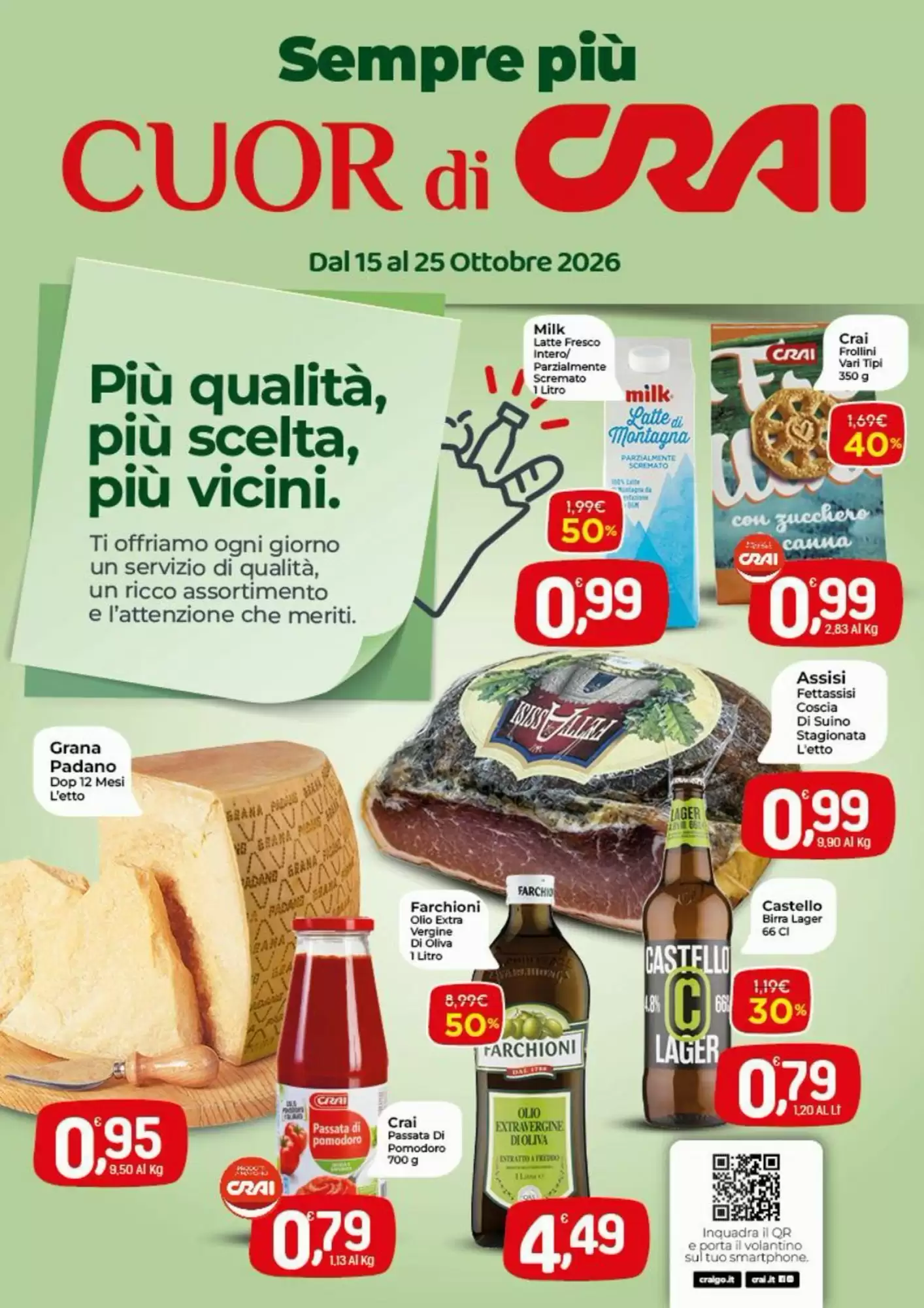 Volantino promozionale Crai  valide dal 15/10/2026 - Pagina 1.