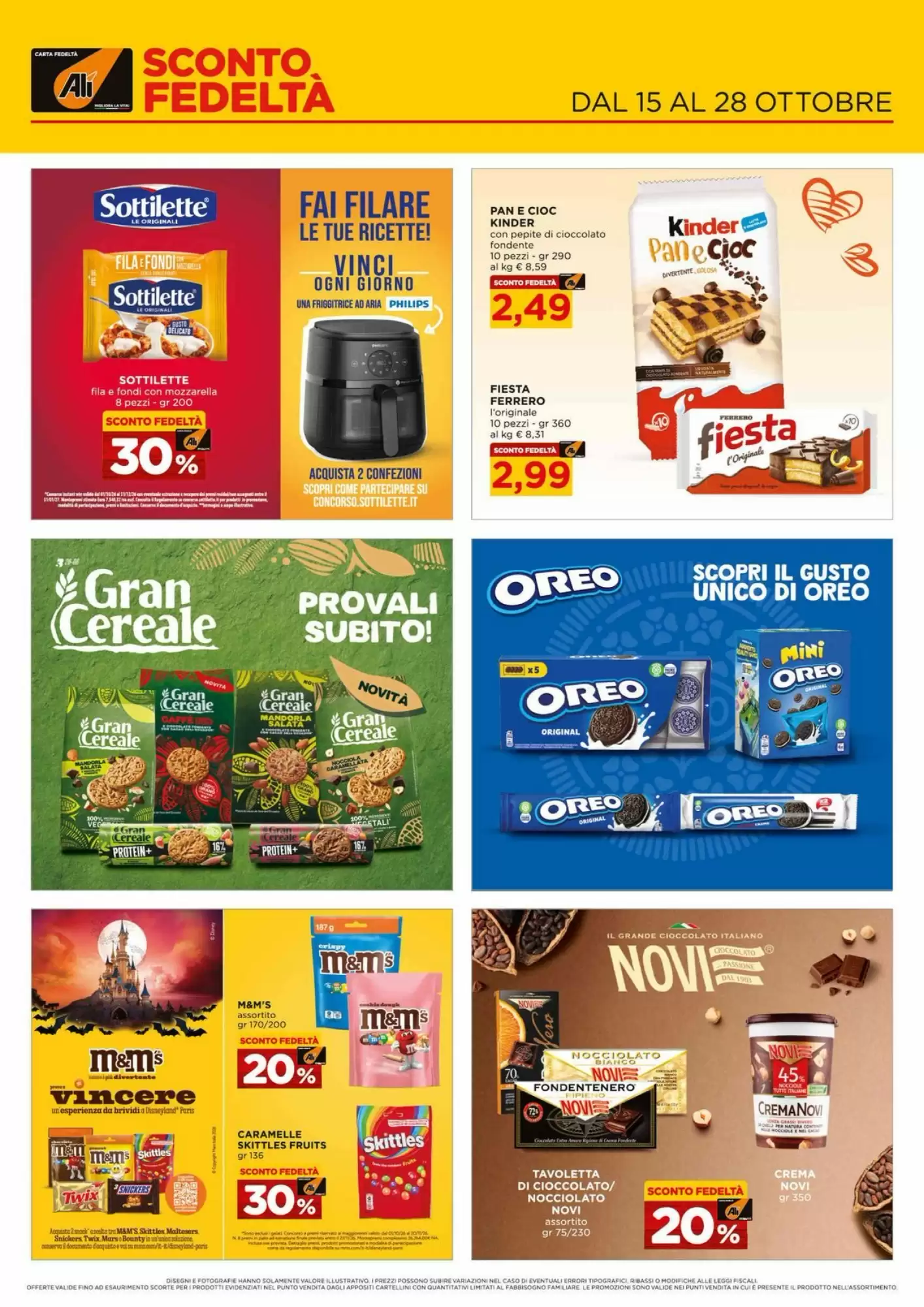 Volantino promozionale Alì  valide dal 15/10/2026 - Pagina 1.