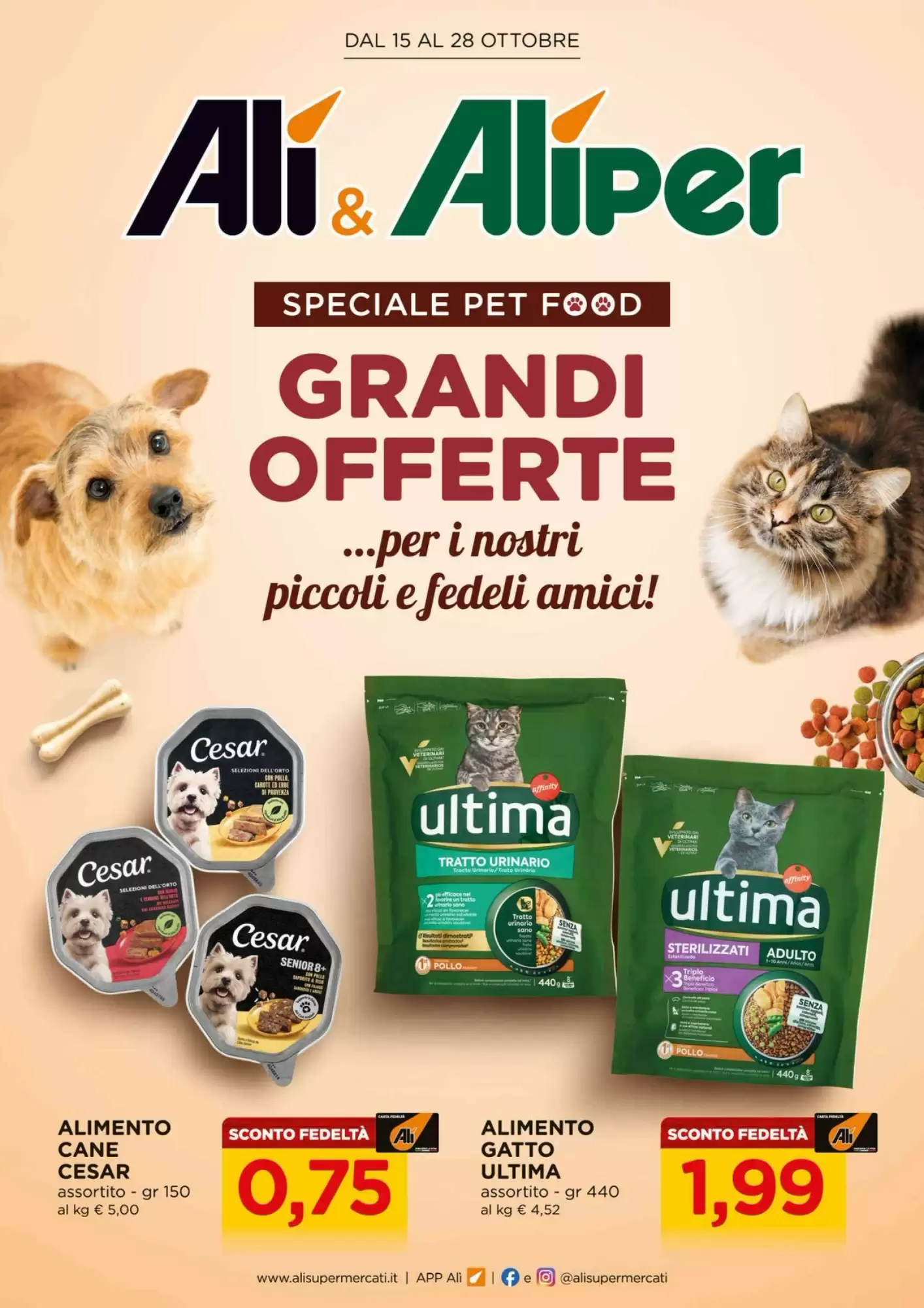 Volantino promozionale Alì  valide dal 15/10/2026 - Pagina 1.