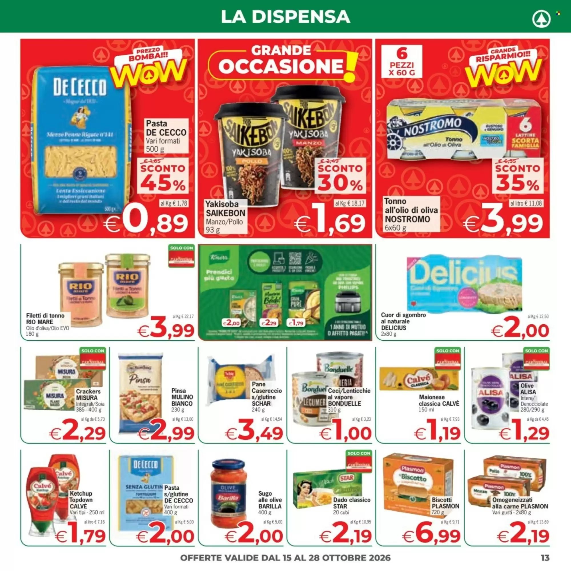 Volantino promozionale Despar  valide dal 15/10/2026 - Pagina 13.