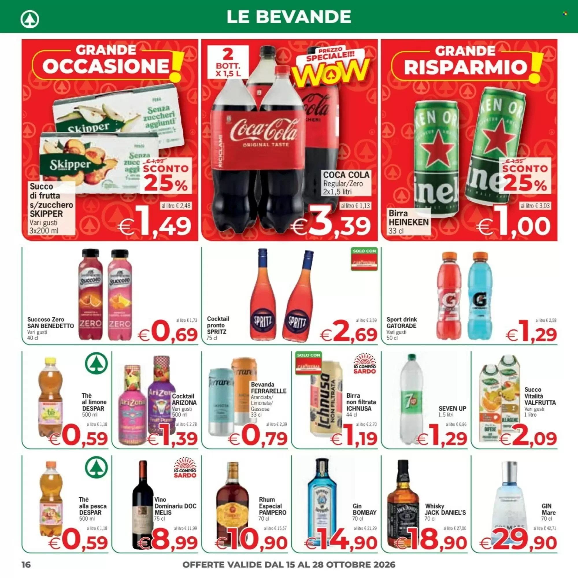 Volantino promozionale Despar  valide dal 15/10/2026 - Pagina 16.