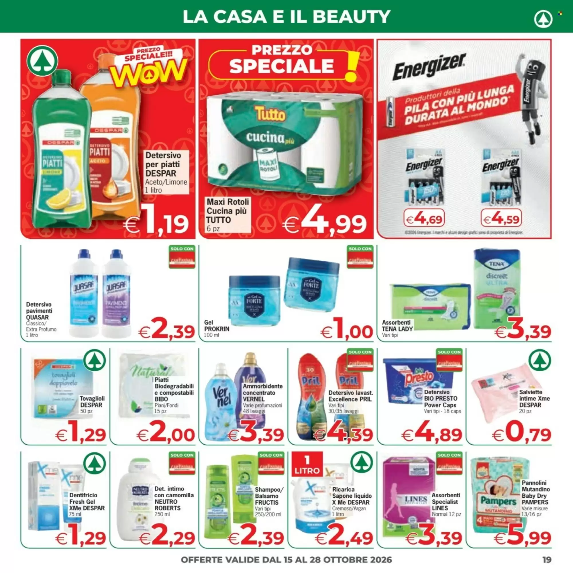 Volantino promozionale Despar  valide dal 15/10/2026 - Pagina 19.