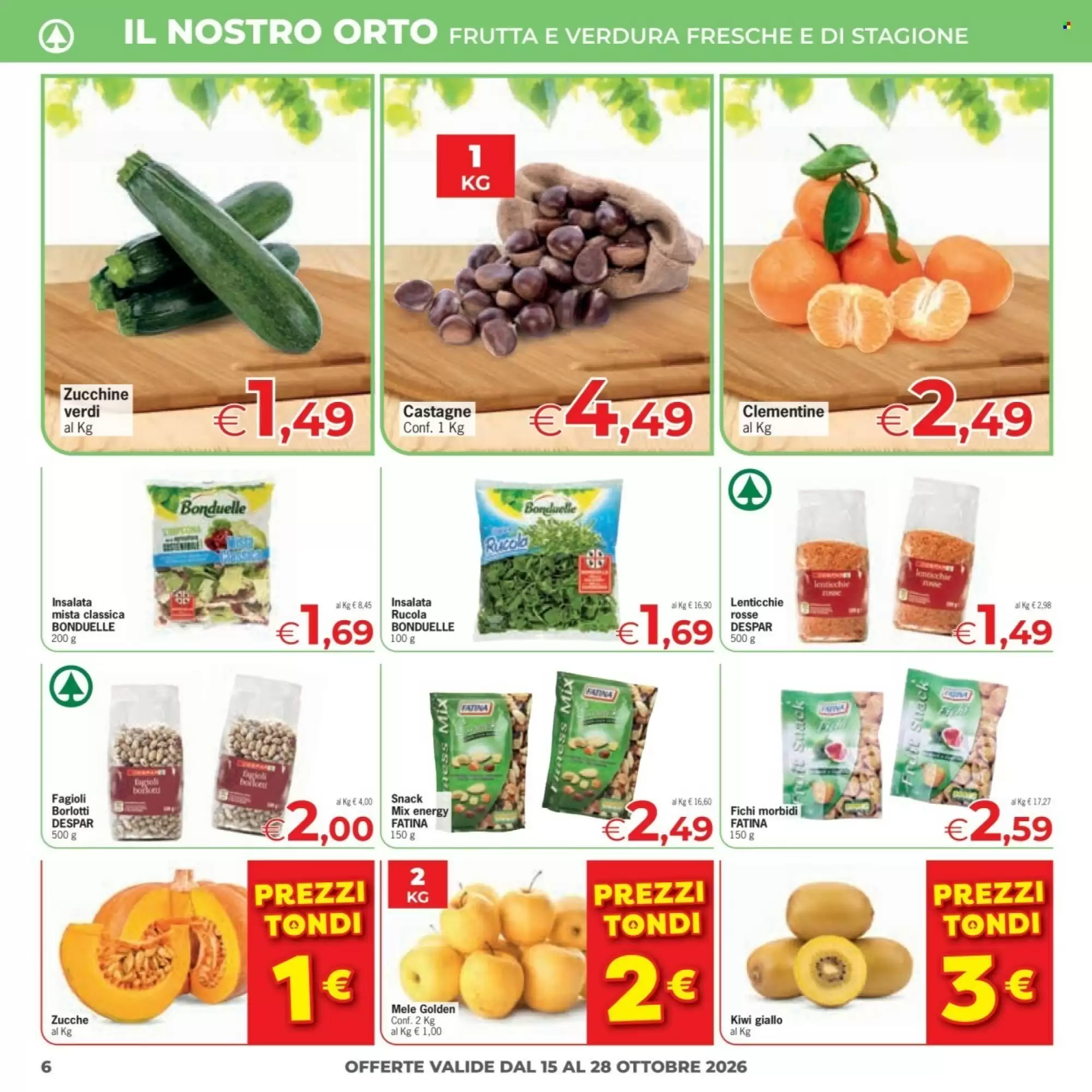 Volantino promozionale Despar  valide dal 15/10/2026 - Pagina 6.
