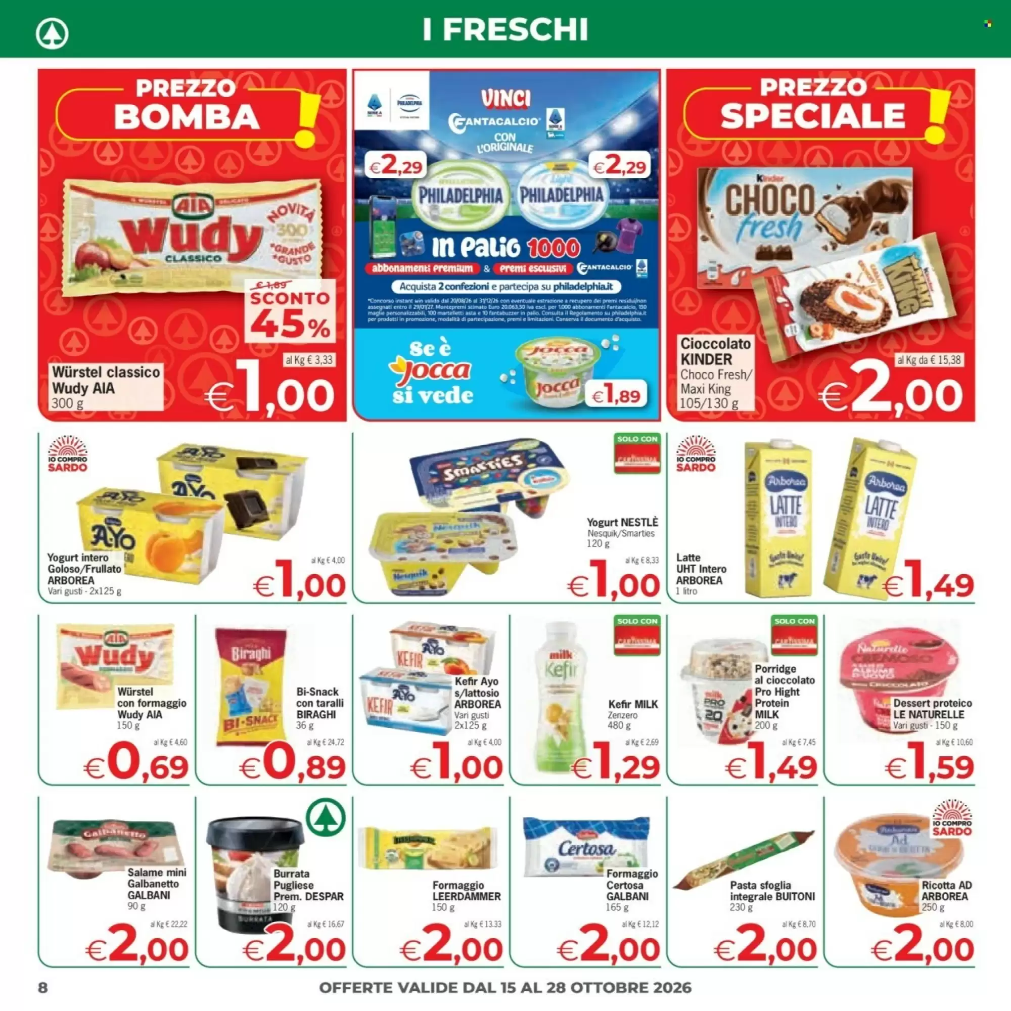 Volantino promozionale Despar  valide dal 15/10/2026 - Pagina 8.